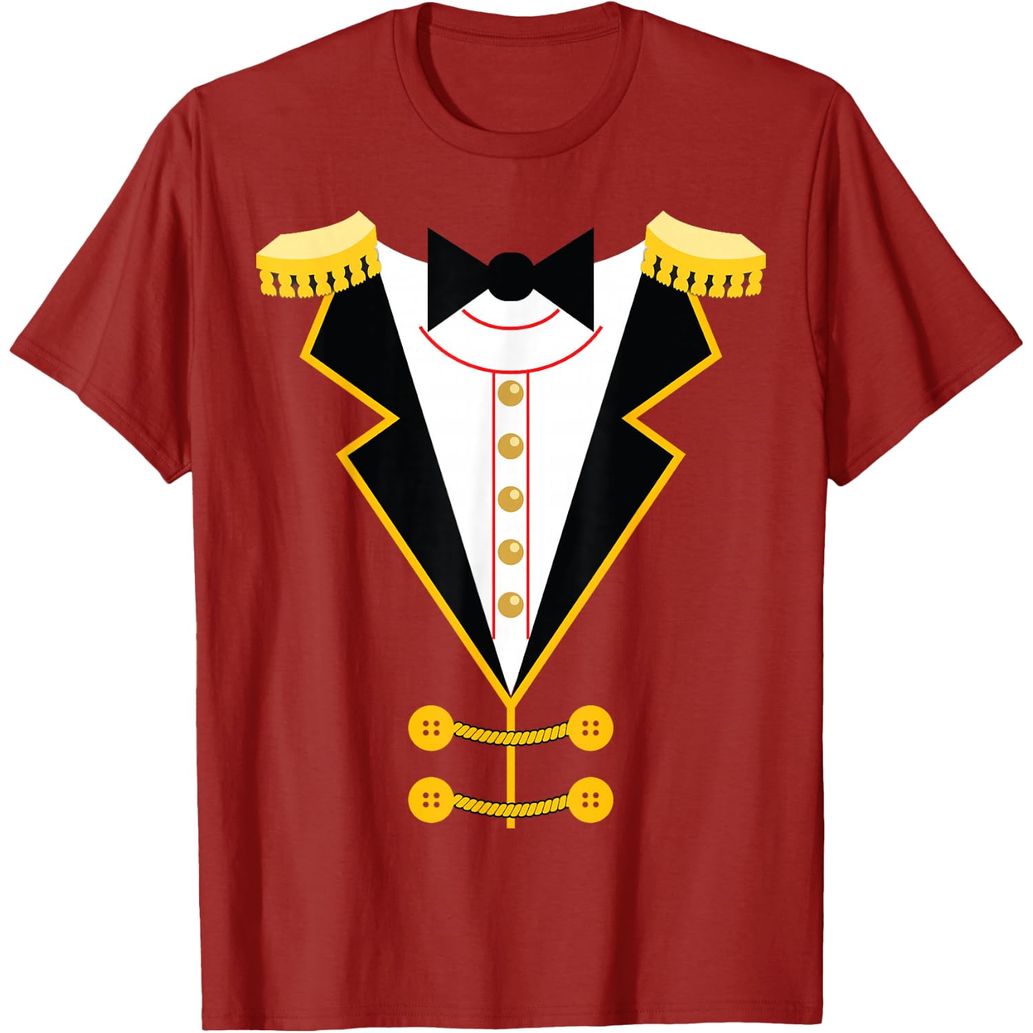 Circus Ringmaster Costume Carnival Theme Halloween Party T-Shirt