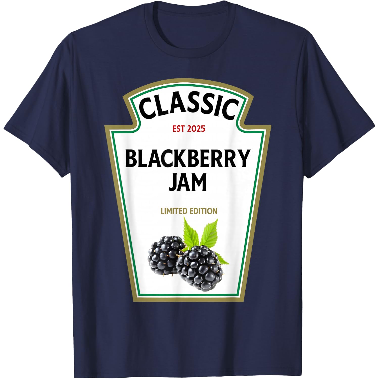 Classic BlackBerry Jam Halloween Costume DIY Group Costume T-Shirt