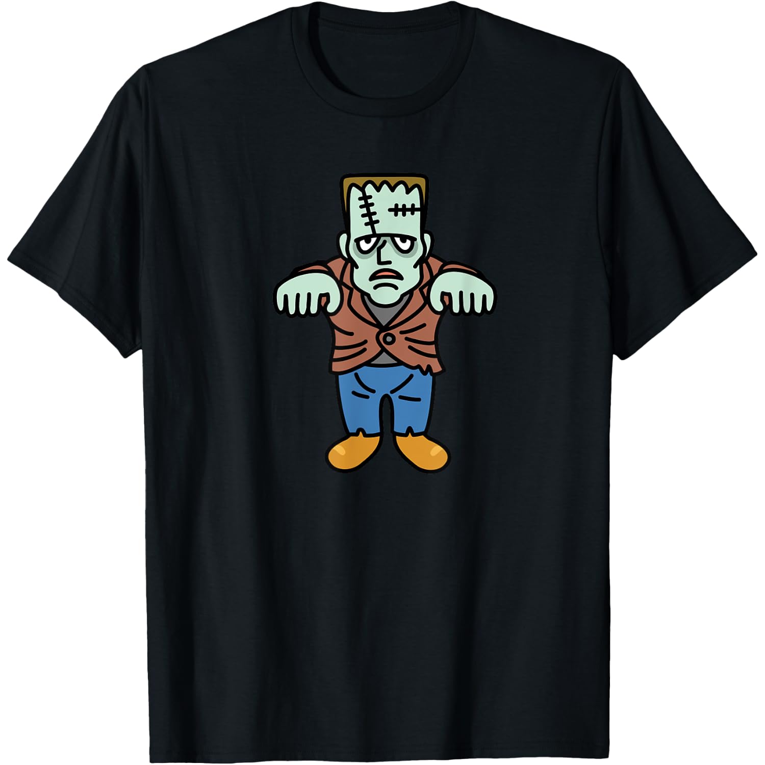 Classic Horror Movie Monsters-Vintage Monster Frankenstein T-Shirt