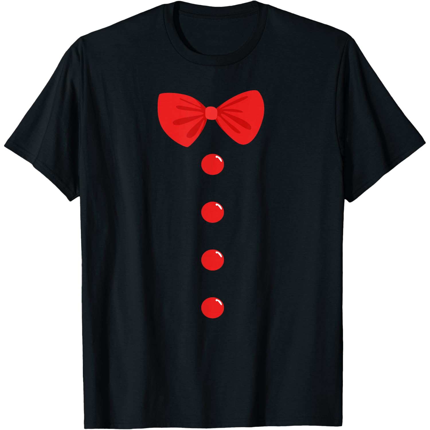 Clown Costume Halloween Outfit Girls Boys Women Men Kids T-Shirt