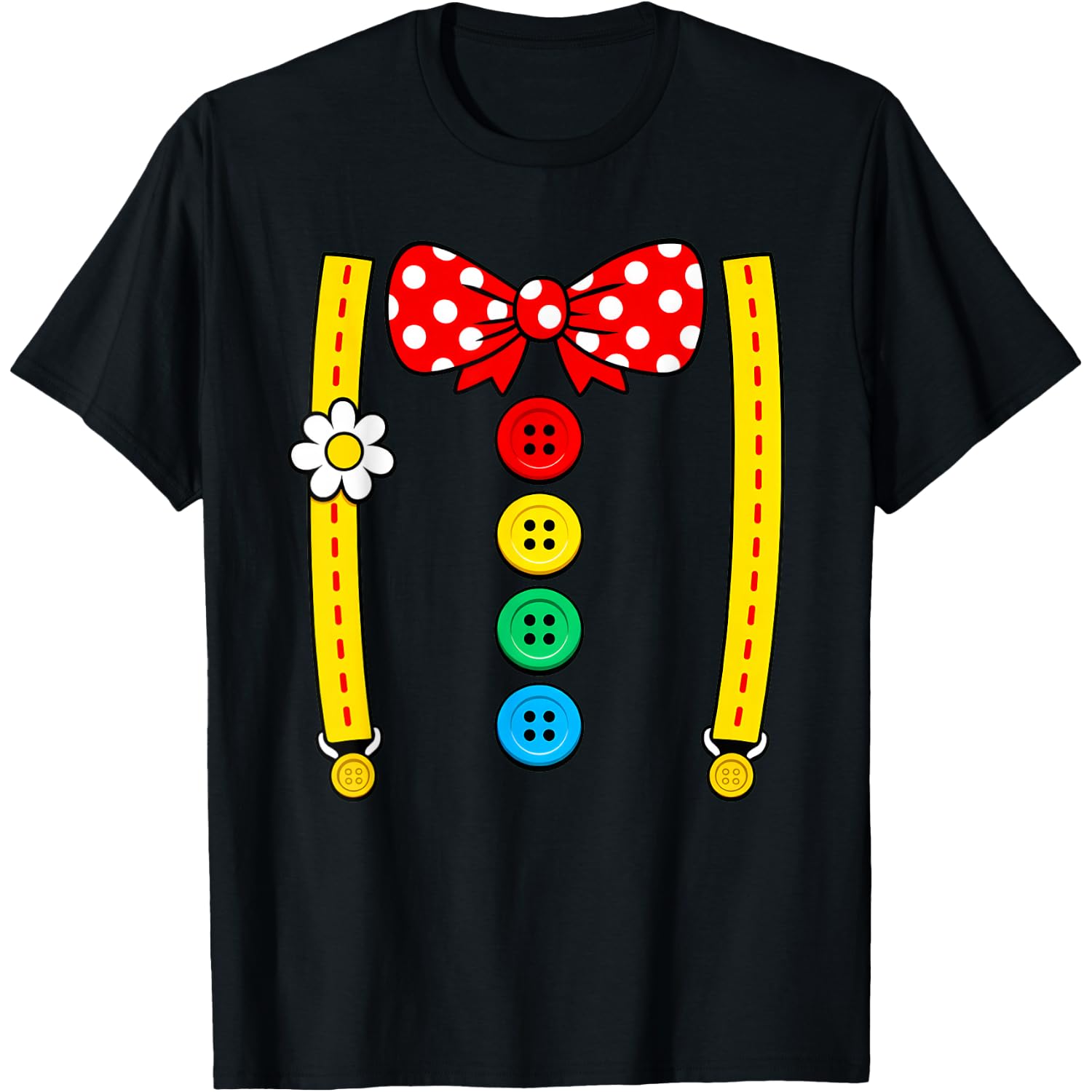 Clown Costume Halloween Vintage Men Women Kids T-Shirt