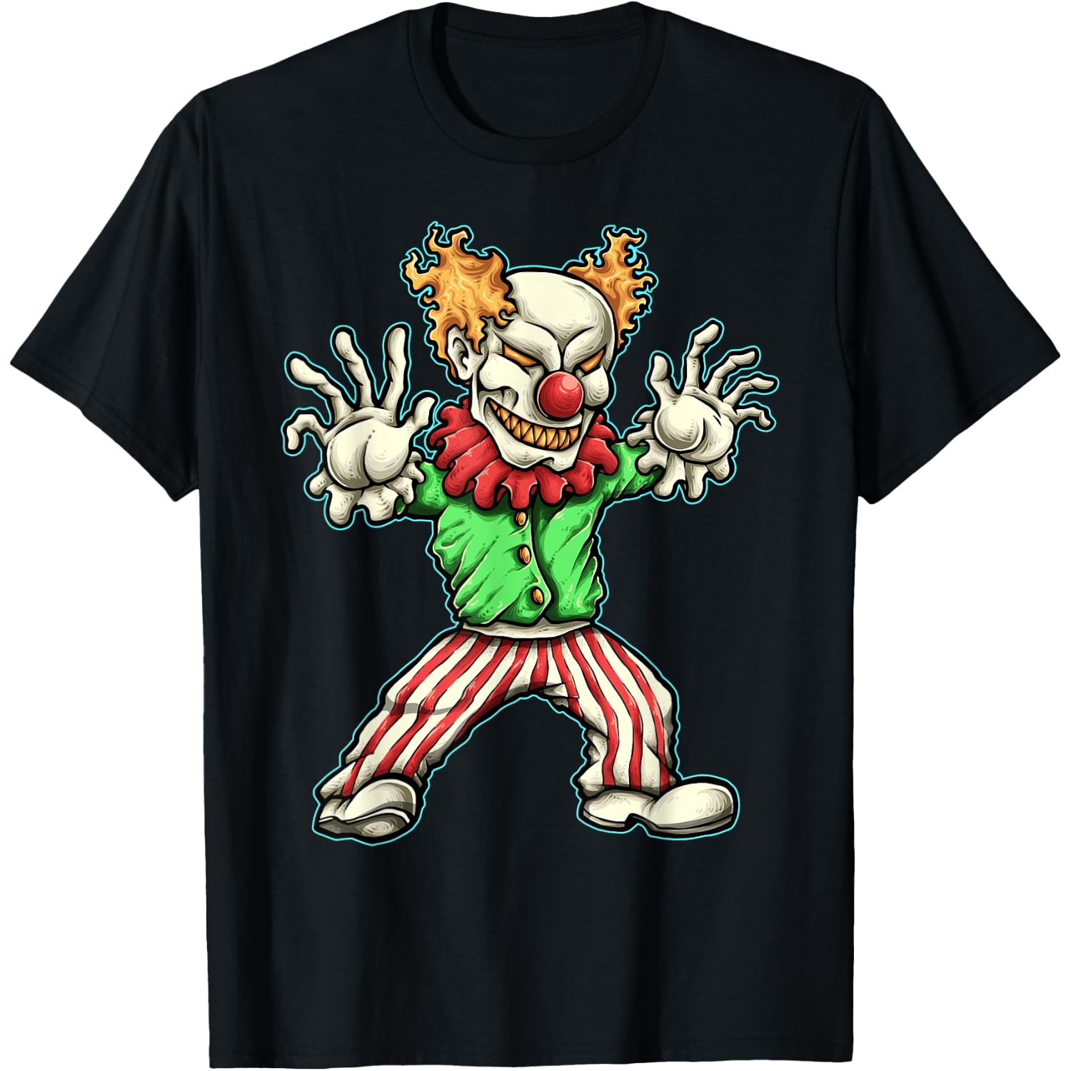 Clown Halloween Costume Shirt for Kids, Boys and Girls T-Shirt