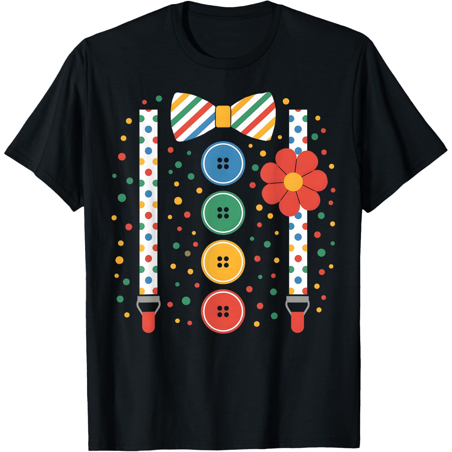 Clown Halloween Costume T-Shirt