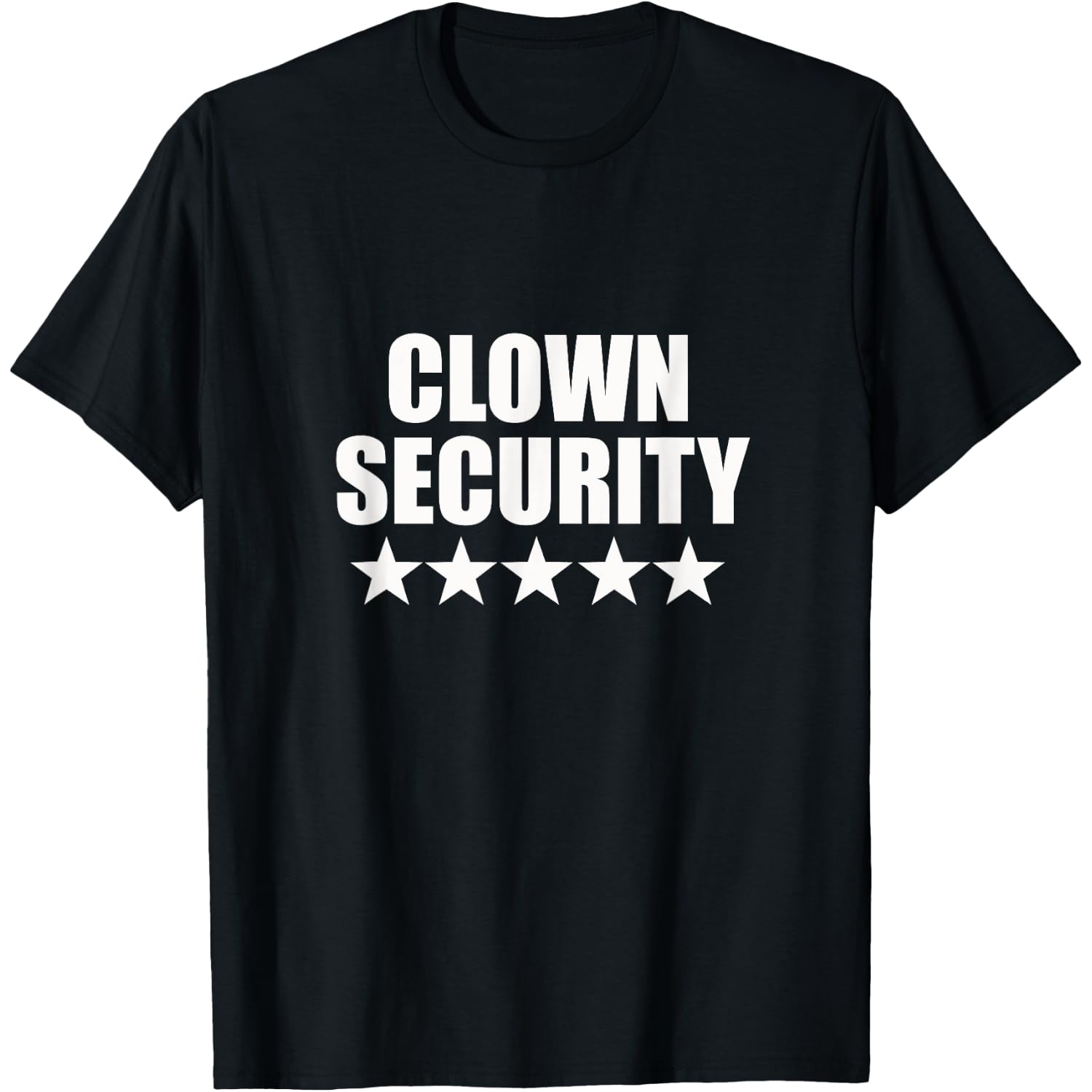 Clown Security Halloween Birthday Fancy Dress Party Costume T-Shirt
