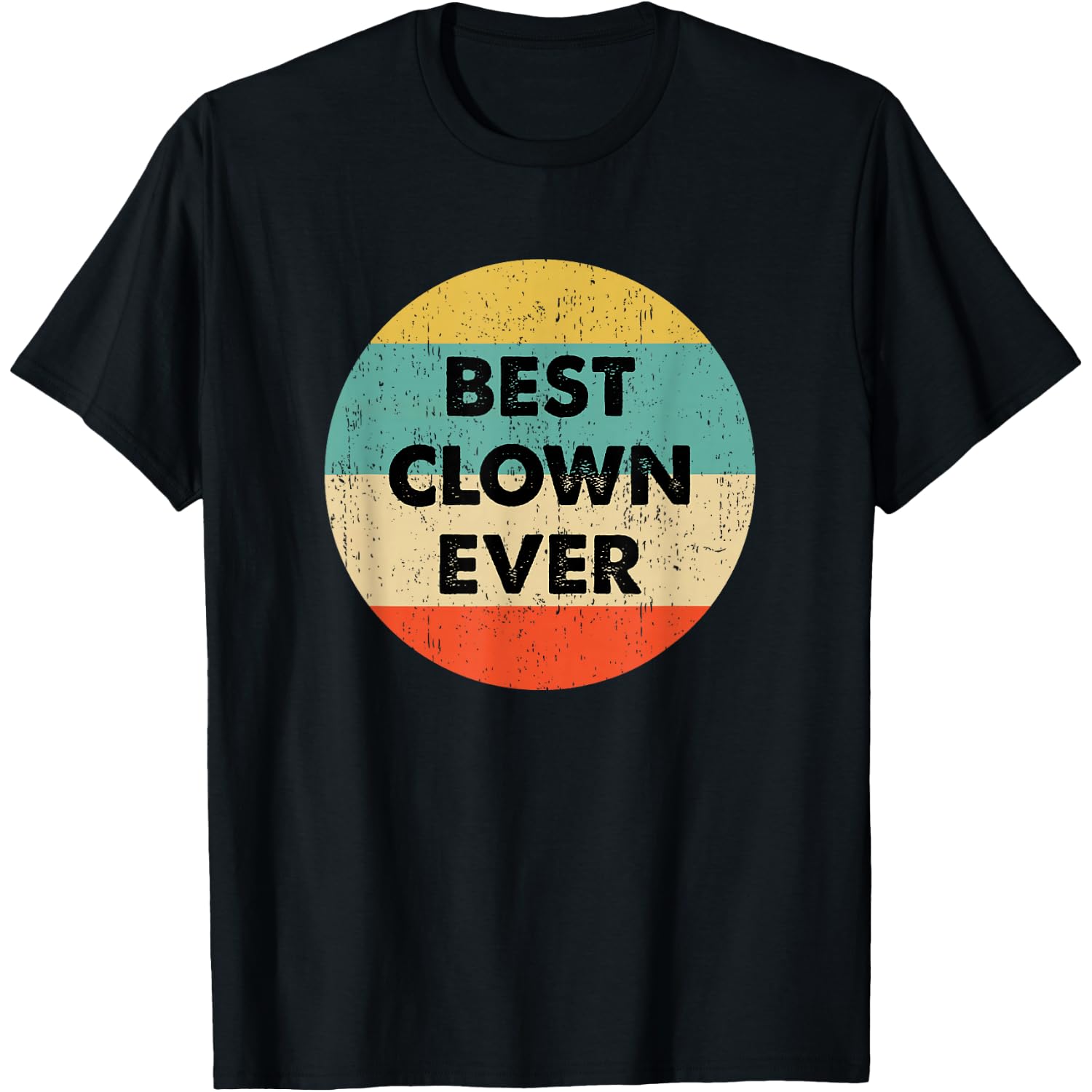 Clown Shirts & Gifts Unisex-Adults Clown T-Shirt Black Small Crew Neck Short Sleeve Modern T-Shirt