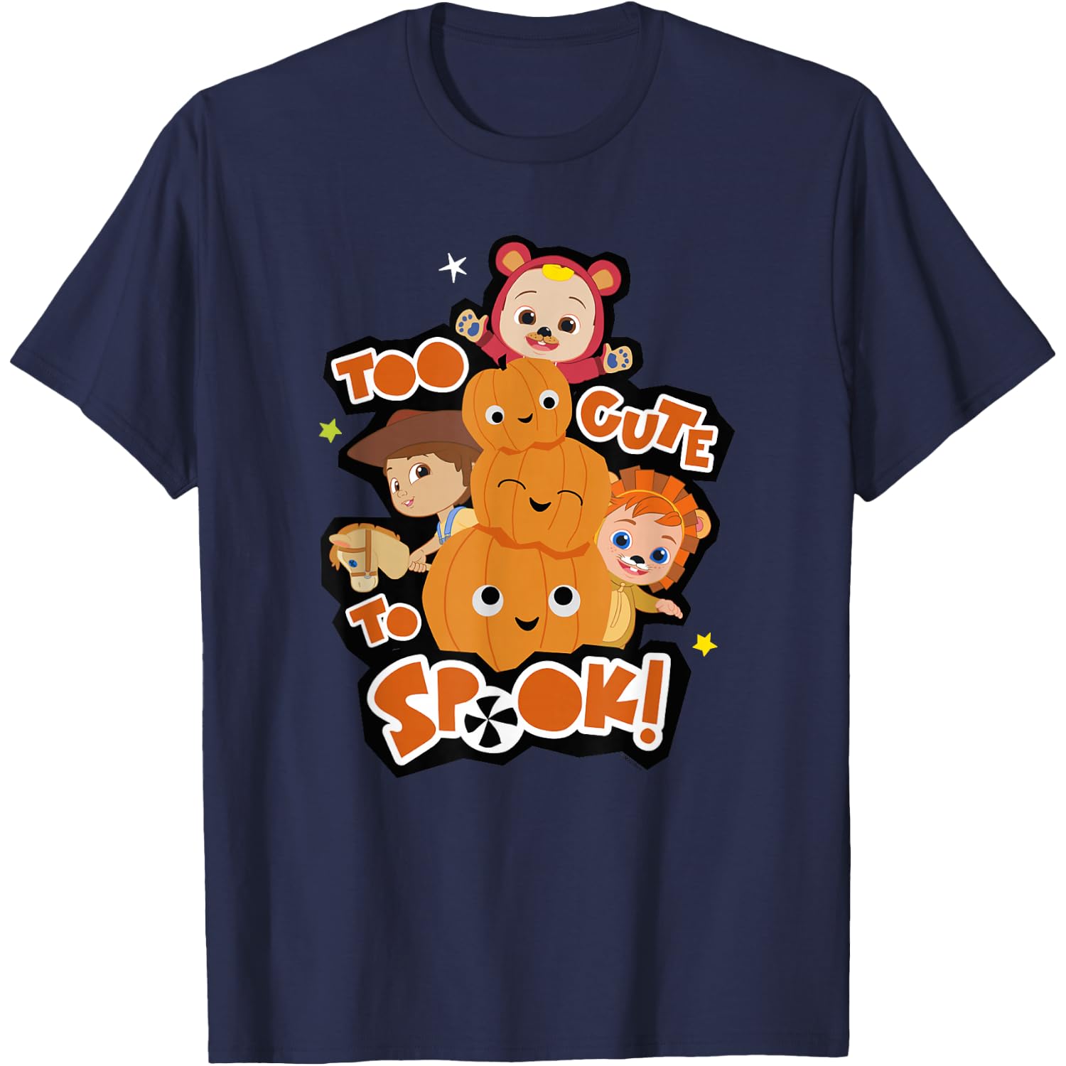 CoComelon Classic Halloween Too Cute Group Shot T-Shirt