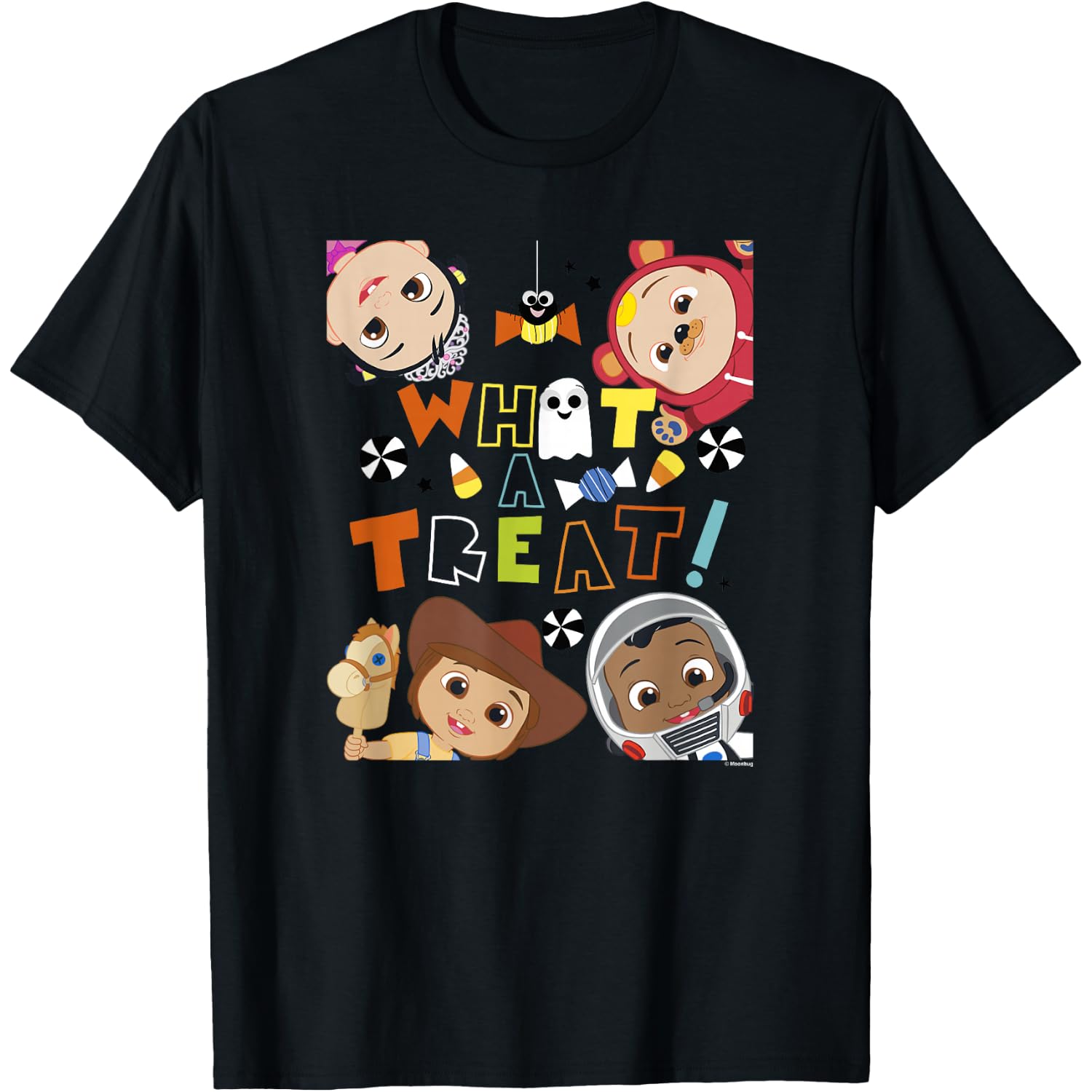 CoComelon Classic Halloween Treat Group Shot T-Shirt
