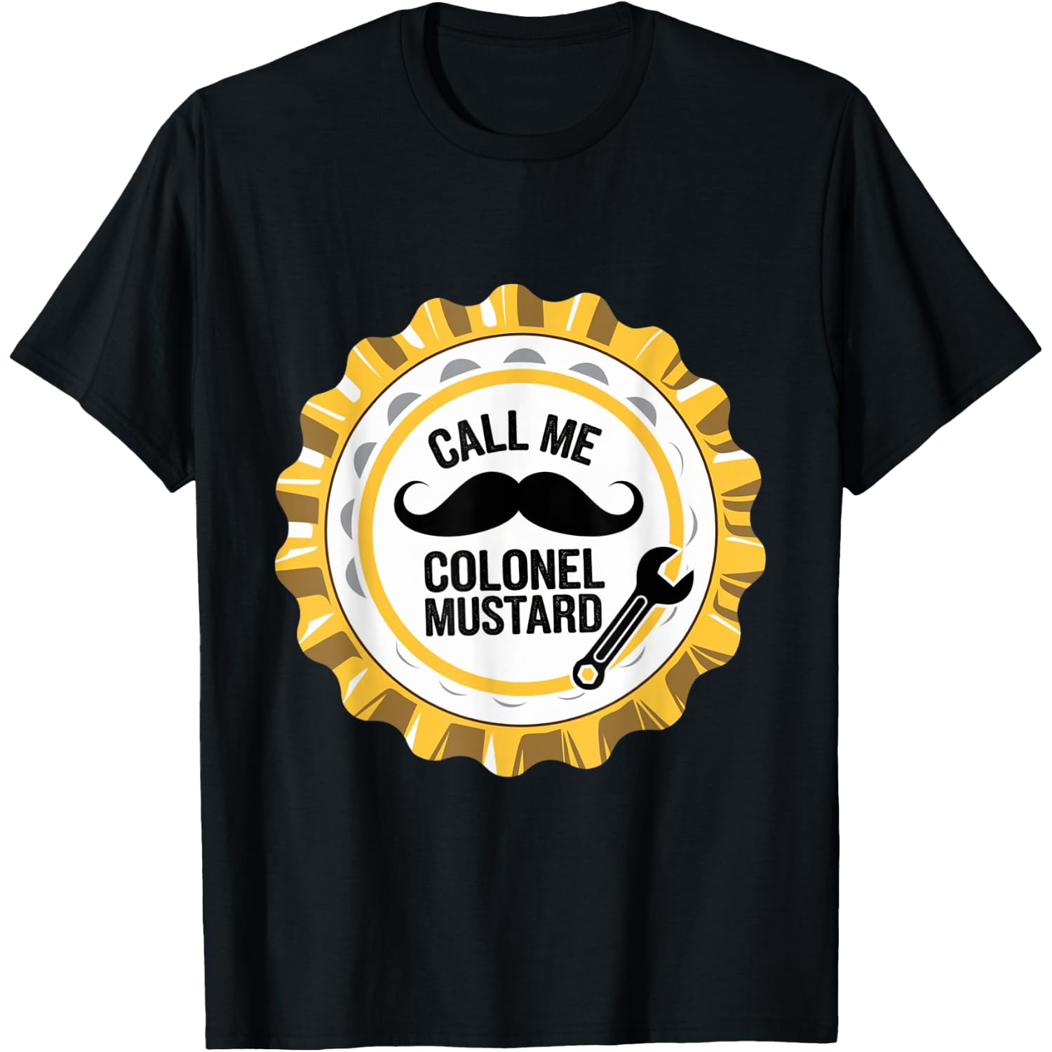 Colonel Mustard Funny Halloween Mustard Costume T-Shirt