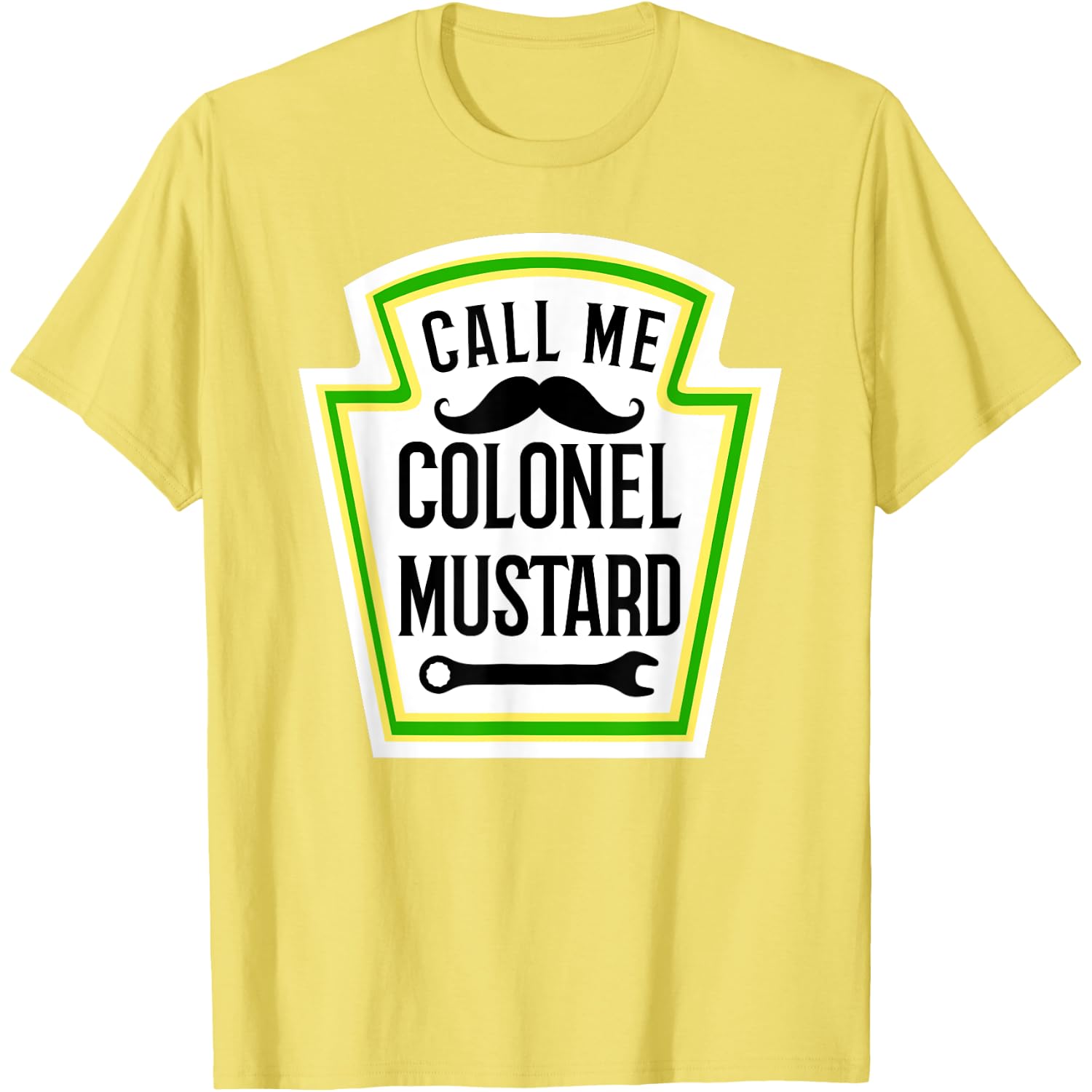 Colonel Mustard Funny Halloween Mustard Costume T-Shirt
