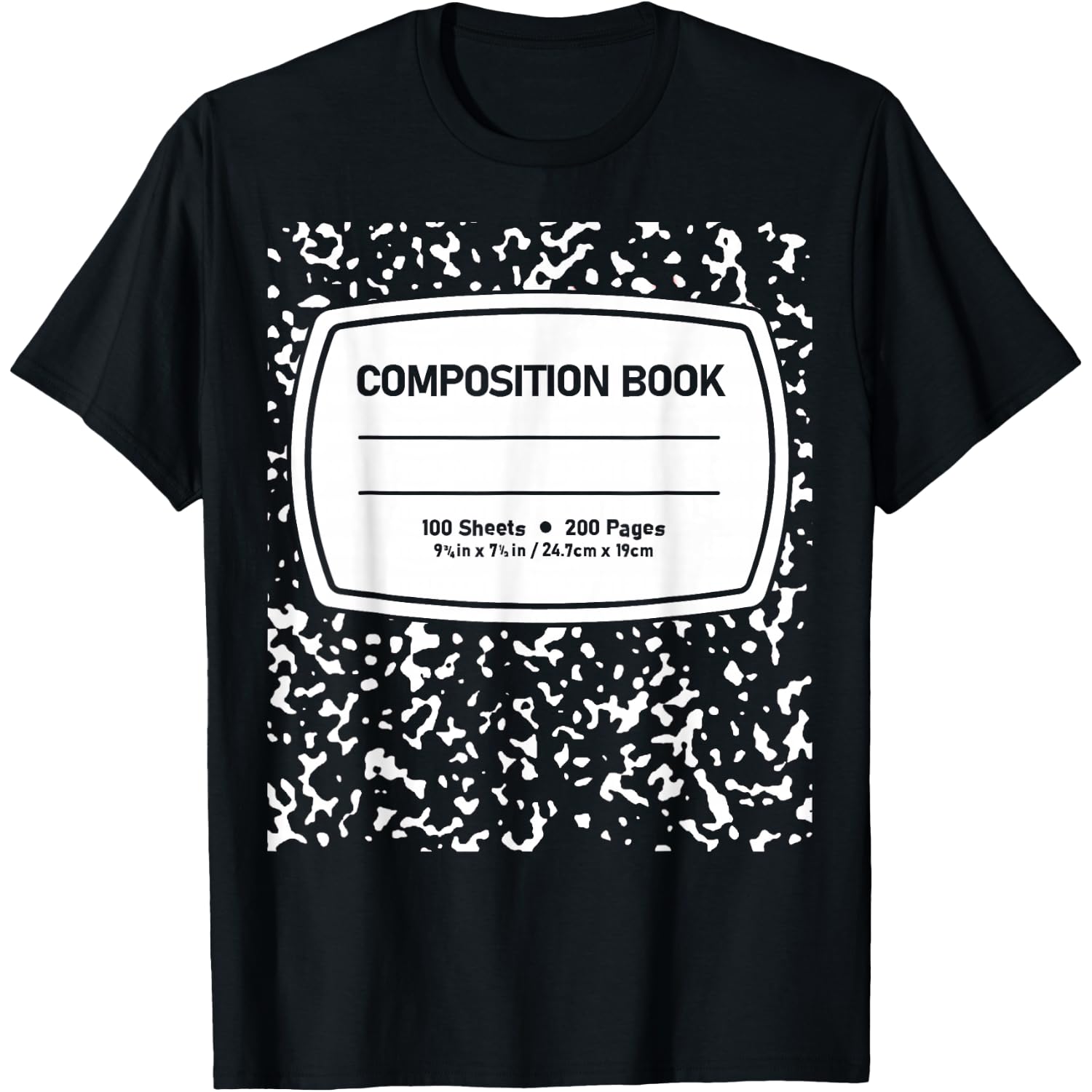 Composition Notebook Halloween Costume Matching Group Boys T-Shirt