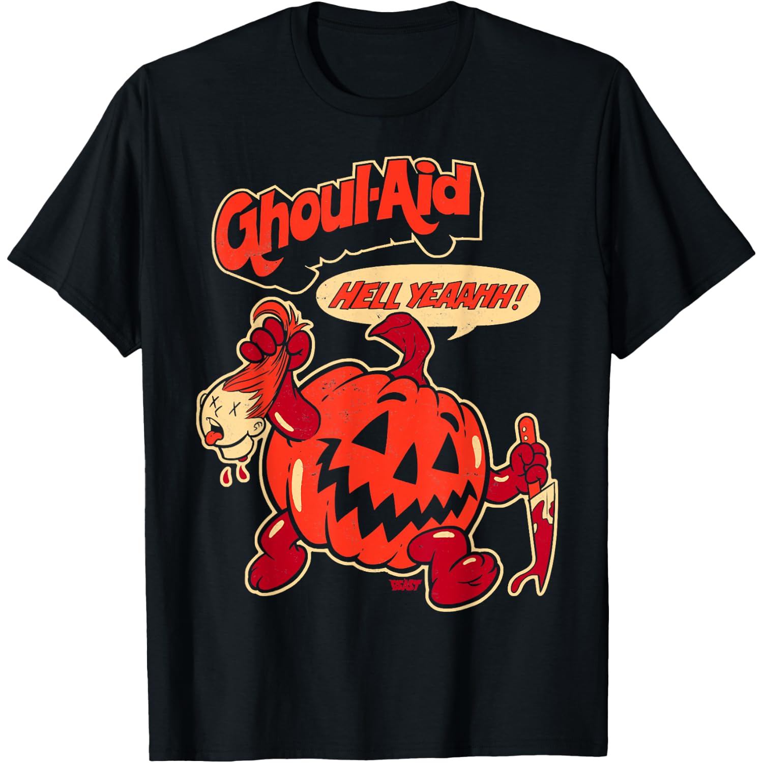 Cool Ghoul Aid Funny Ghoul Pumpkin Cute Meme Halloween T-Shirt