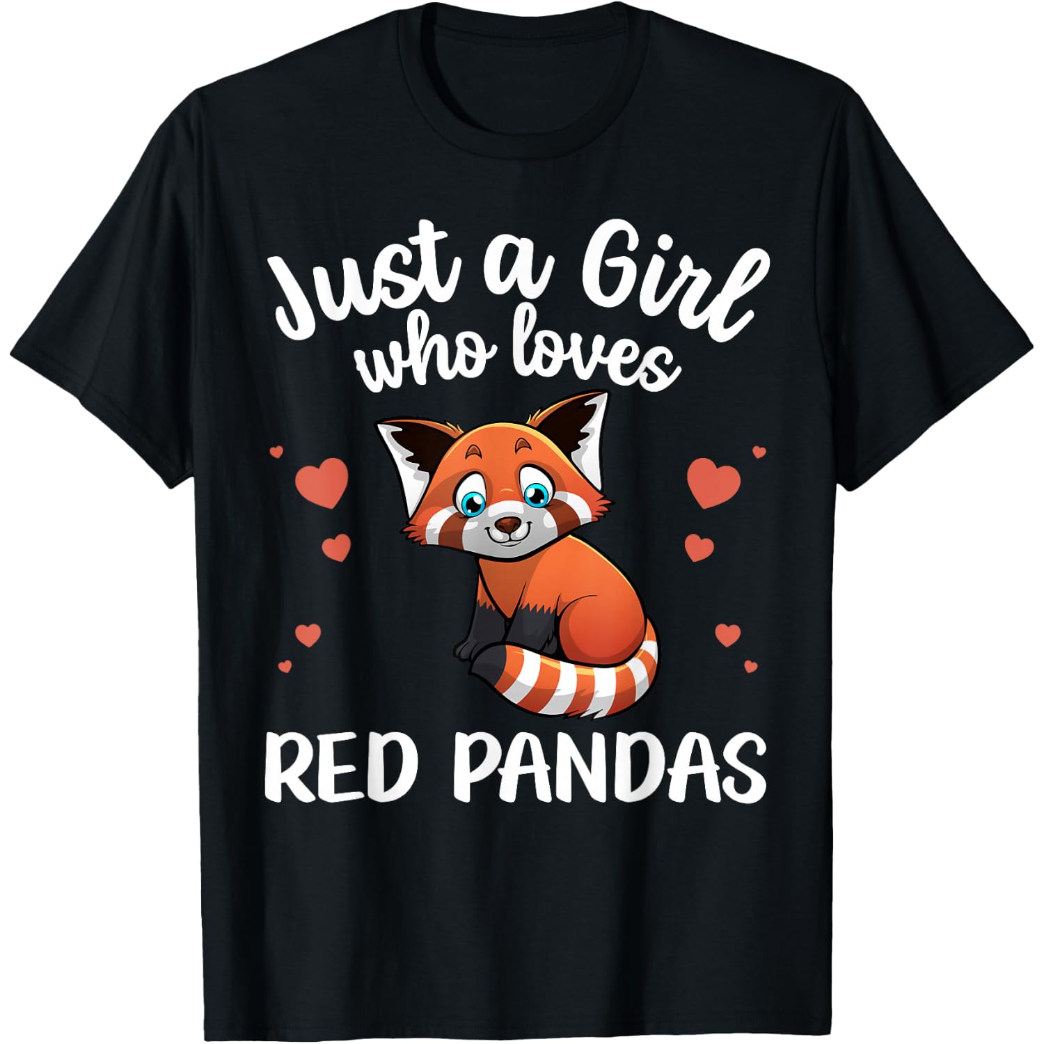 Cool Red Panda for Girls Women Kids Zoo Red Panda Lover T-Shirt