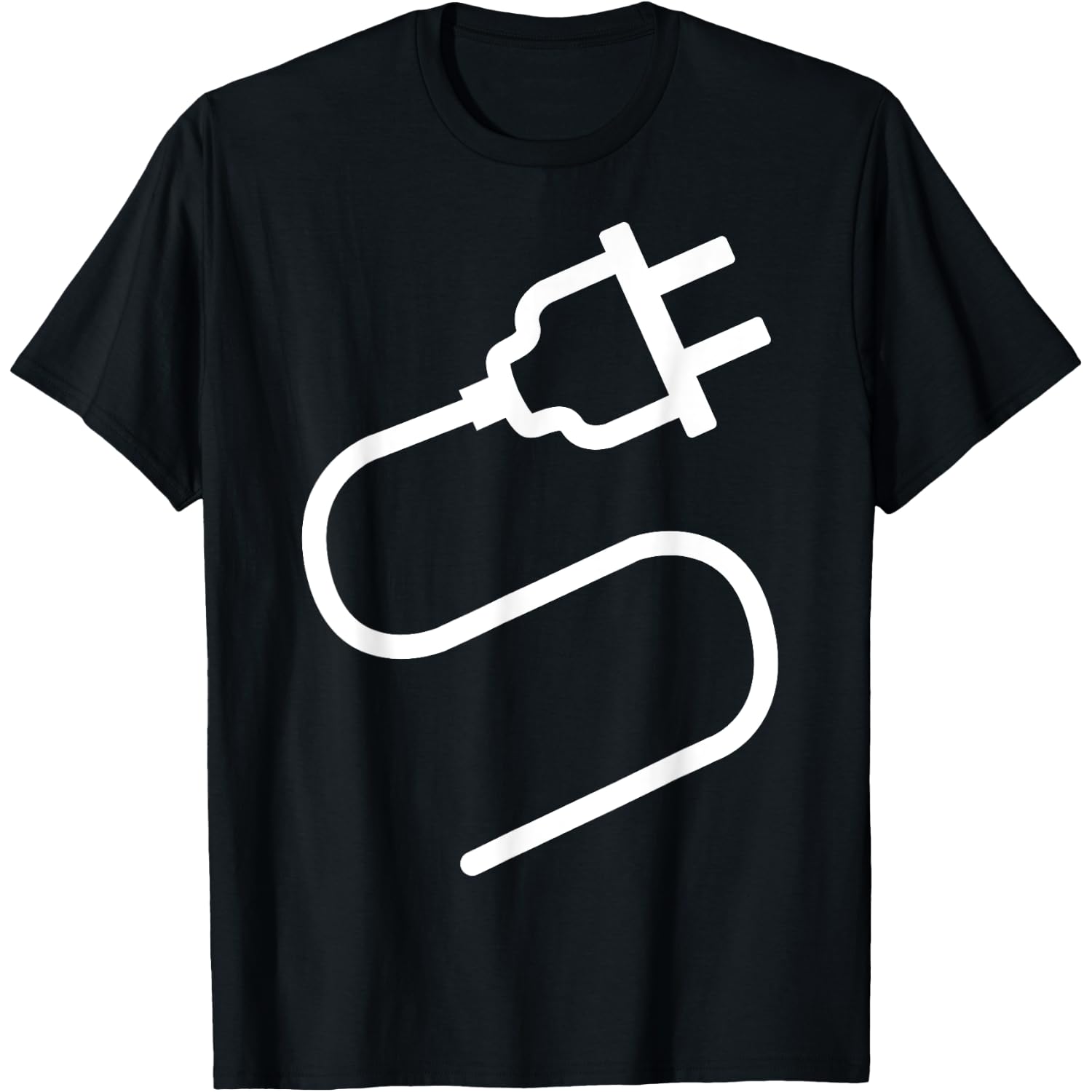 Couple Plug Socket Matching Costume Funny T-Shirt