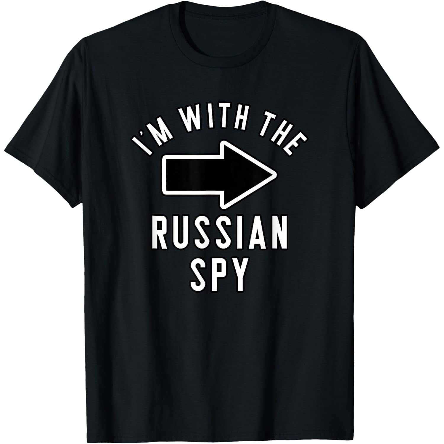 Couples Halloween Costume Shirts I'm with The Russian Spy T-Shirt
