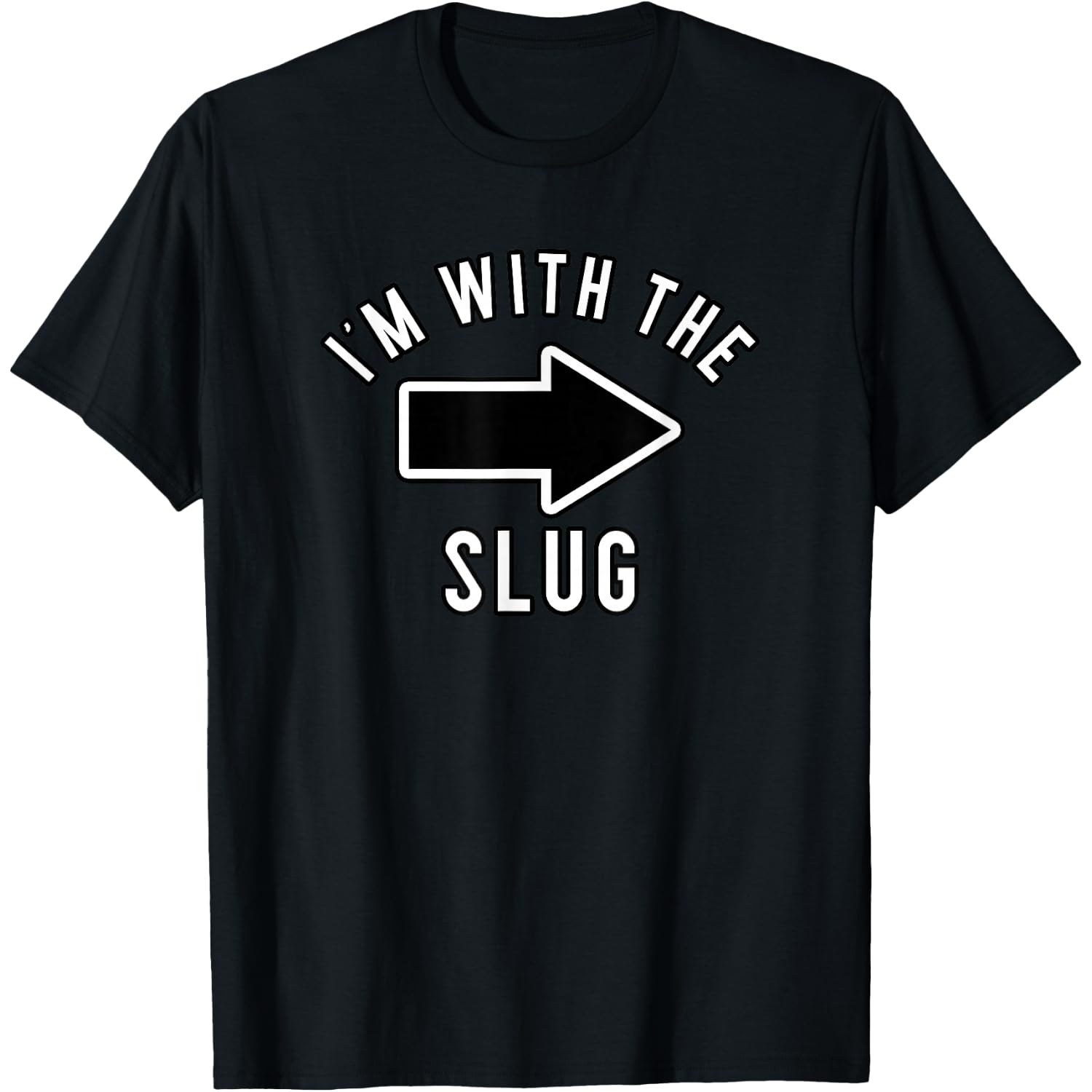 Couples Halloween Costume Shirts I'm with The Slug T-Shirt
