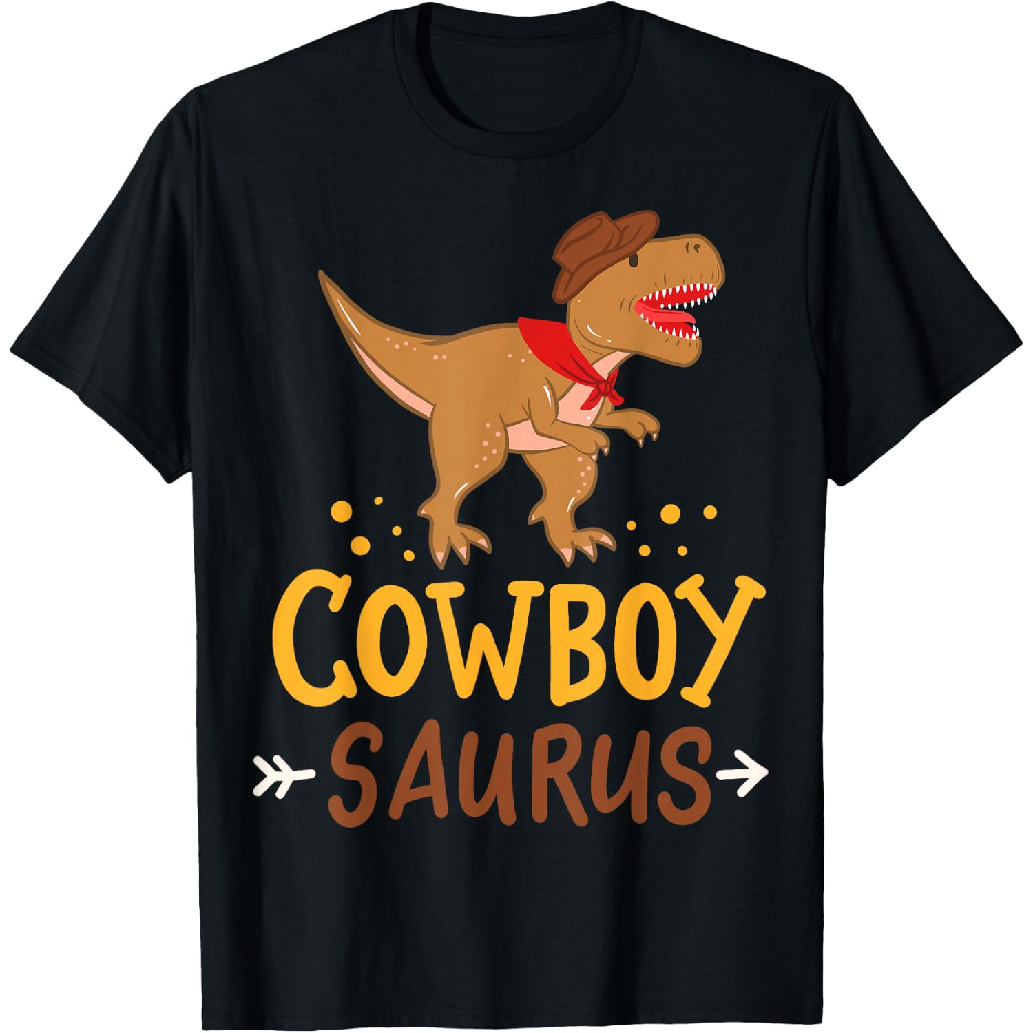 Cowboy Saurus Dinosaur T-Rex Western Costume T-Shirt