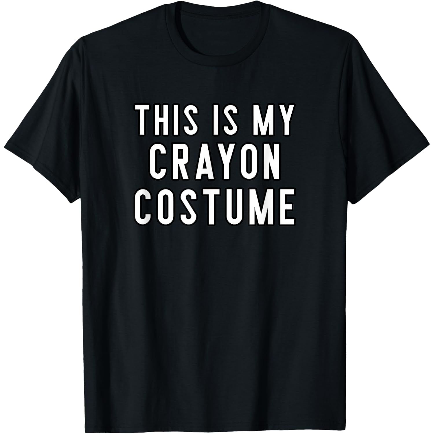 Crayon Halloween Costume This Is My Crayon Costume T-Shirt