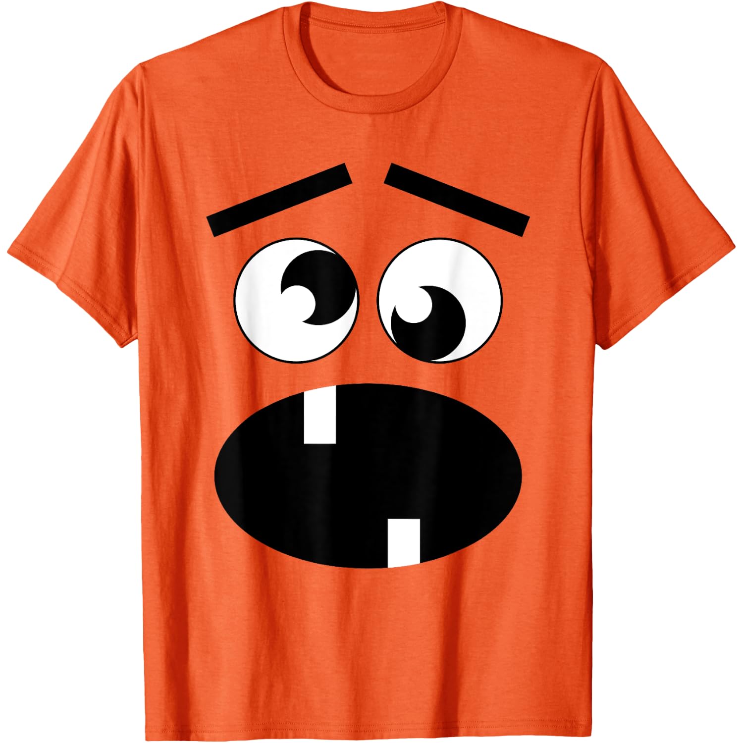 Creepy Carrots Face Halloween Costume Kids T-Shirt