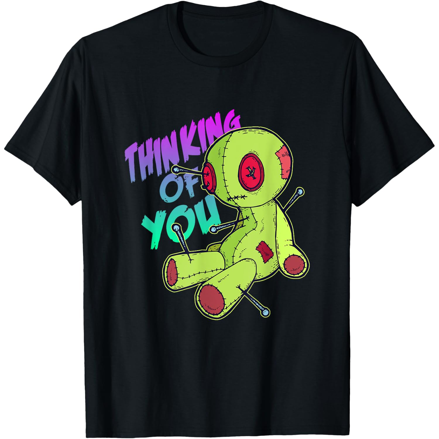 Creepy Voodoo Doll: Thinking of you ... T-Shirt