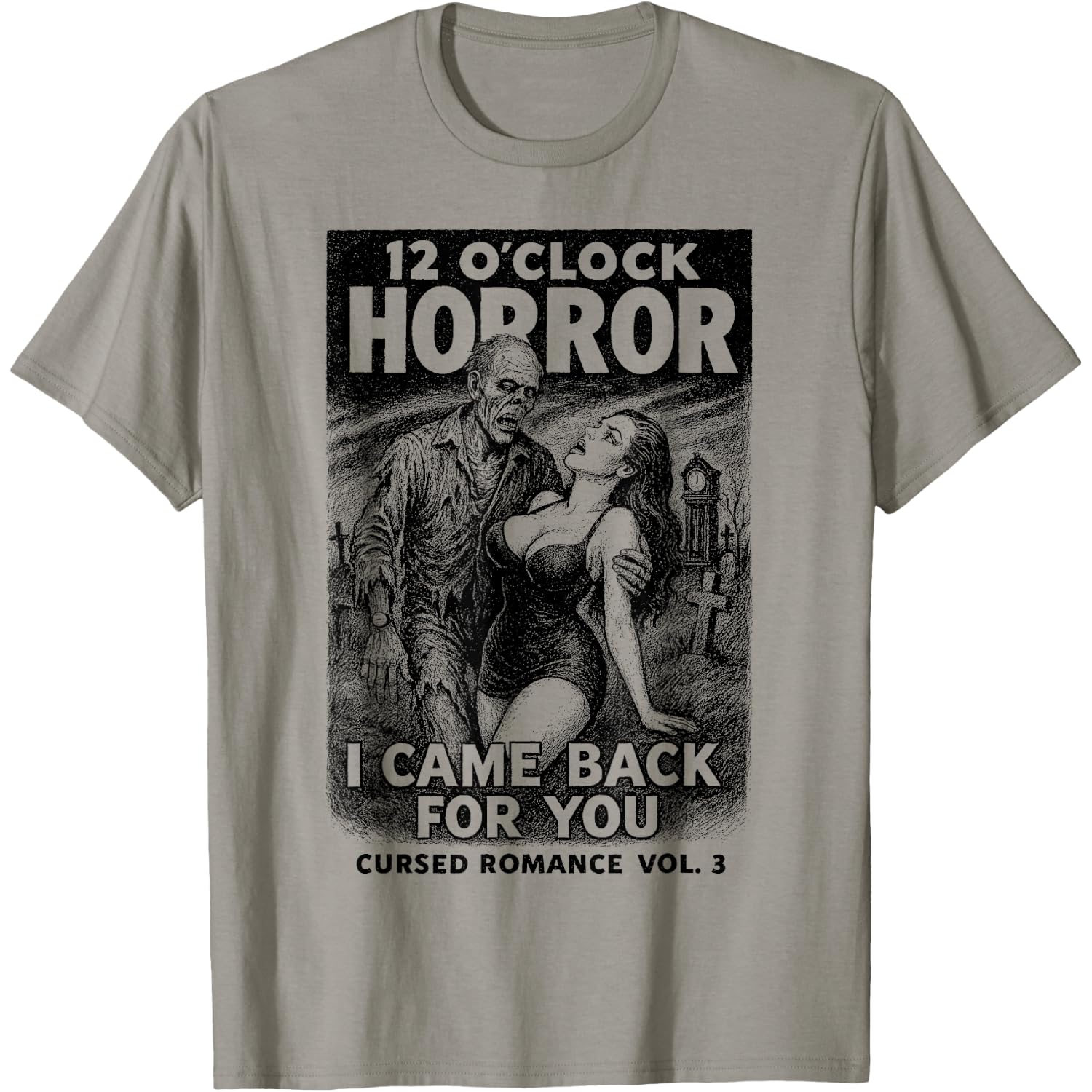 Cursed Romance Vol. 3 - Vintage Zombie Horror Love Story T-Shirt