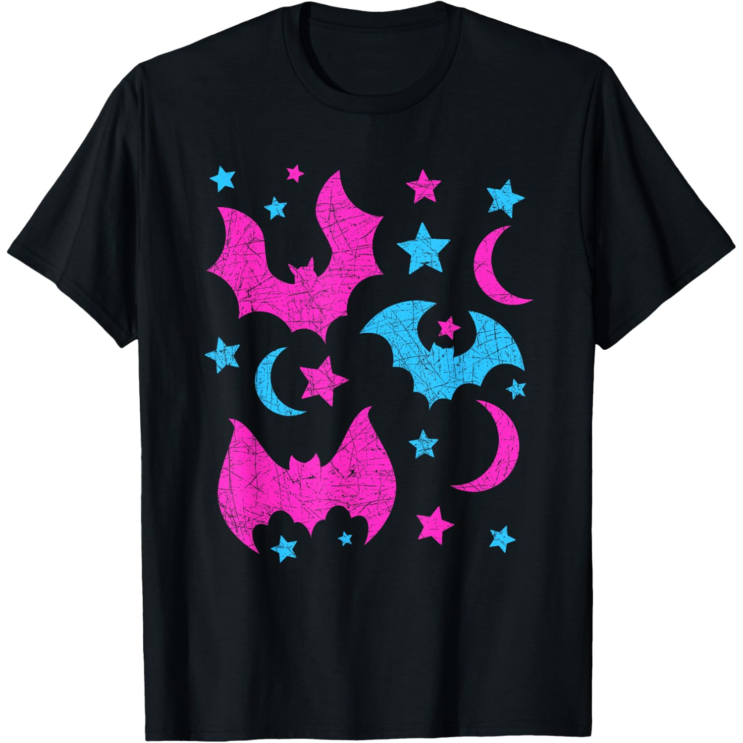 Cute Animal Lover Halloween Women Girls Kids Gift Idea Bat T-Shirt