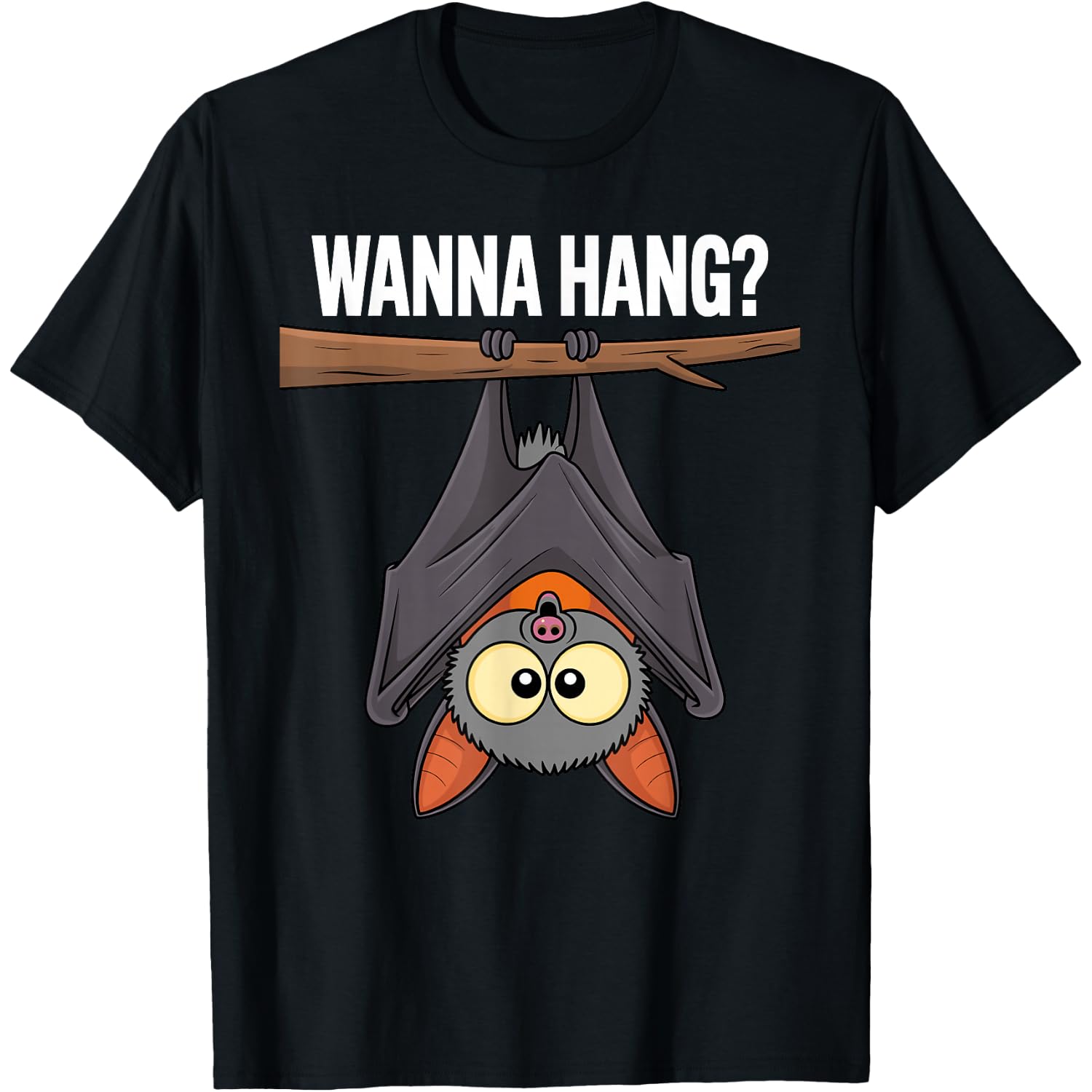 Cute Bat Design for Men Women Kids Halloween Bat Lovers T-Shirt