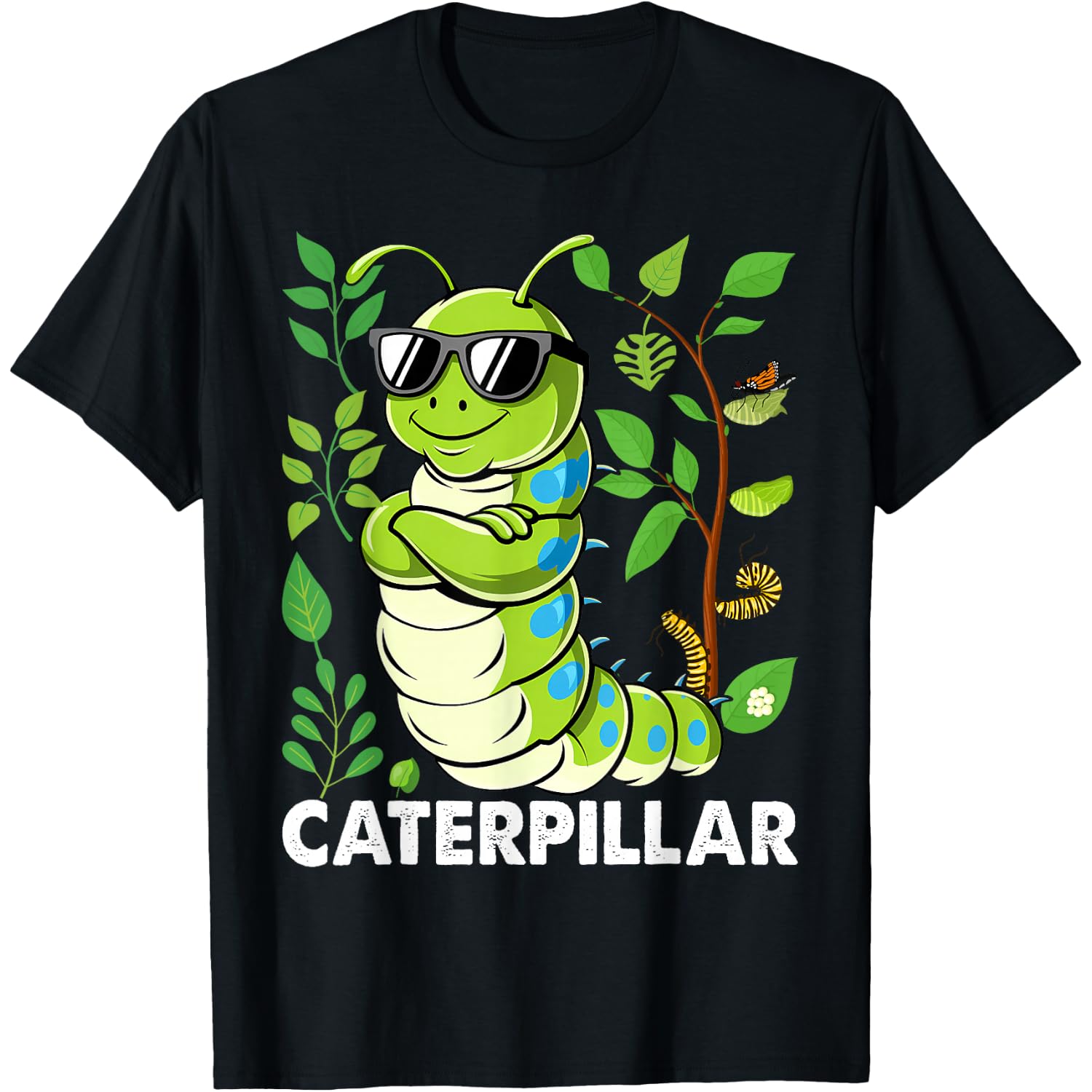 Cute Caterpillar Kawaii Caterpillar Bug Caterpillar Costume T-Shirt