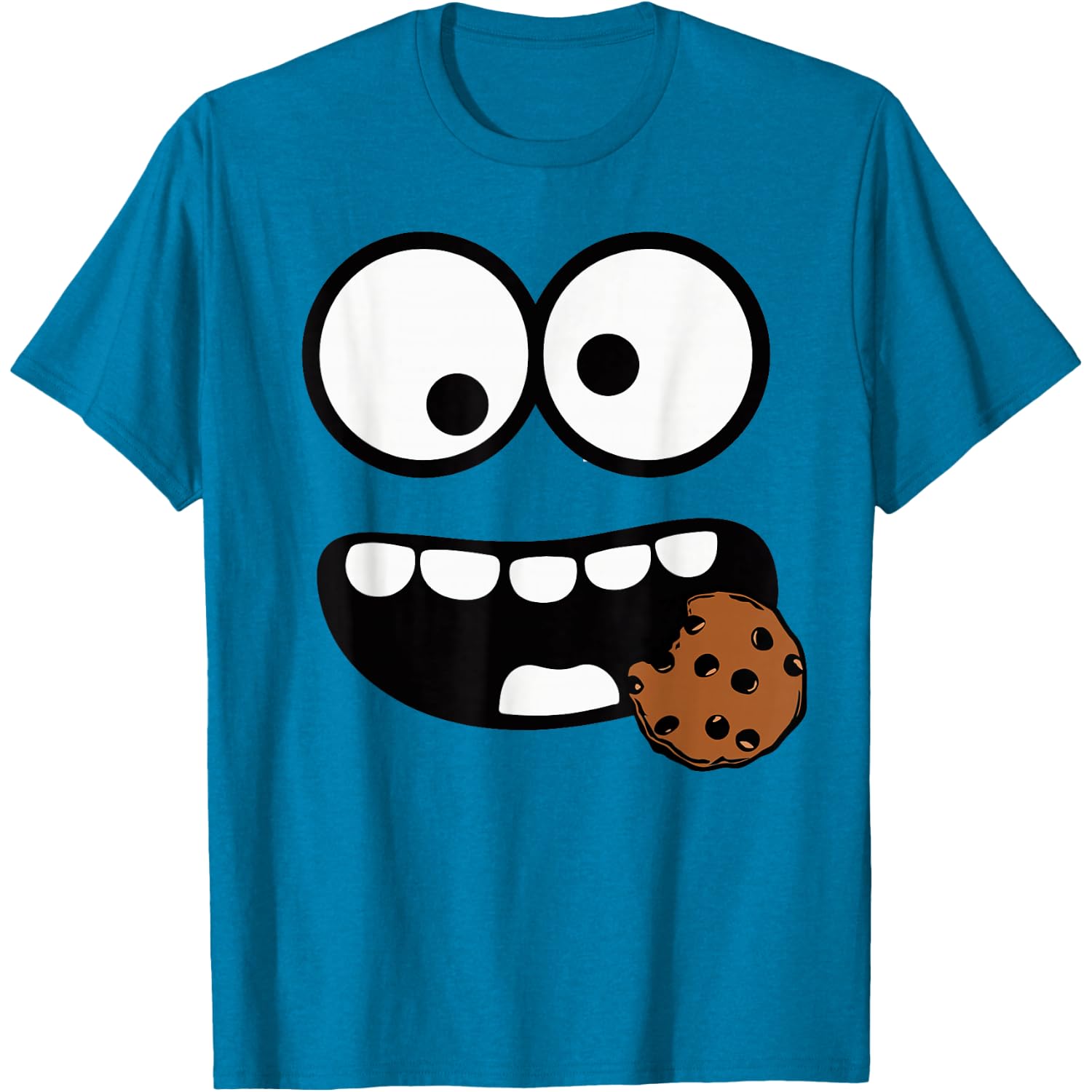 Cute Cookie and Scary Monster Halloween T T-Shirt