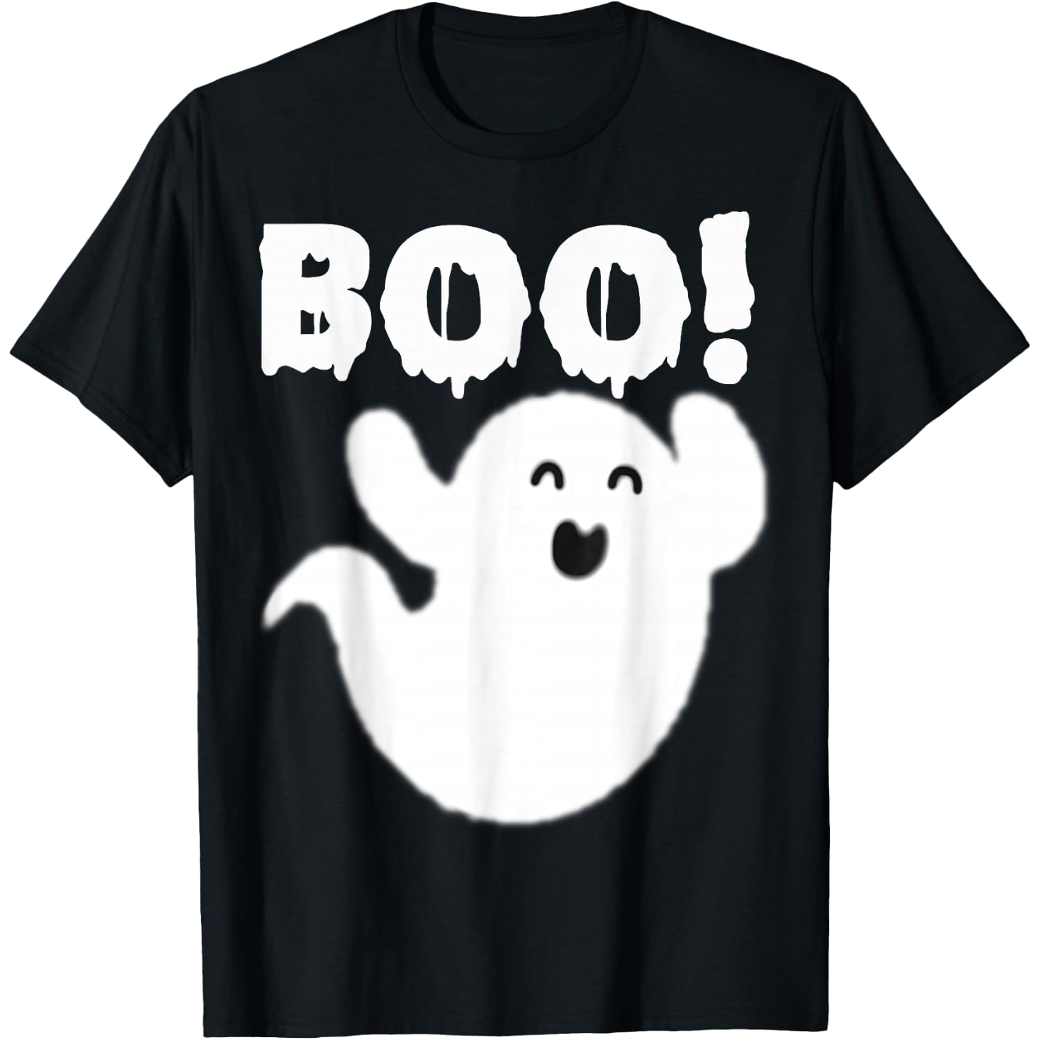 Cute Ghost T Shirt - Cool Funny Ghost Boo Halloween Kids tee T-Shirt