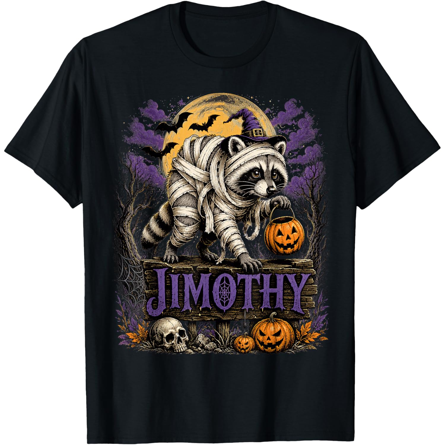 Cute Jimothy Raccoon Halloween Costume T-Shirt