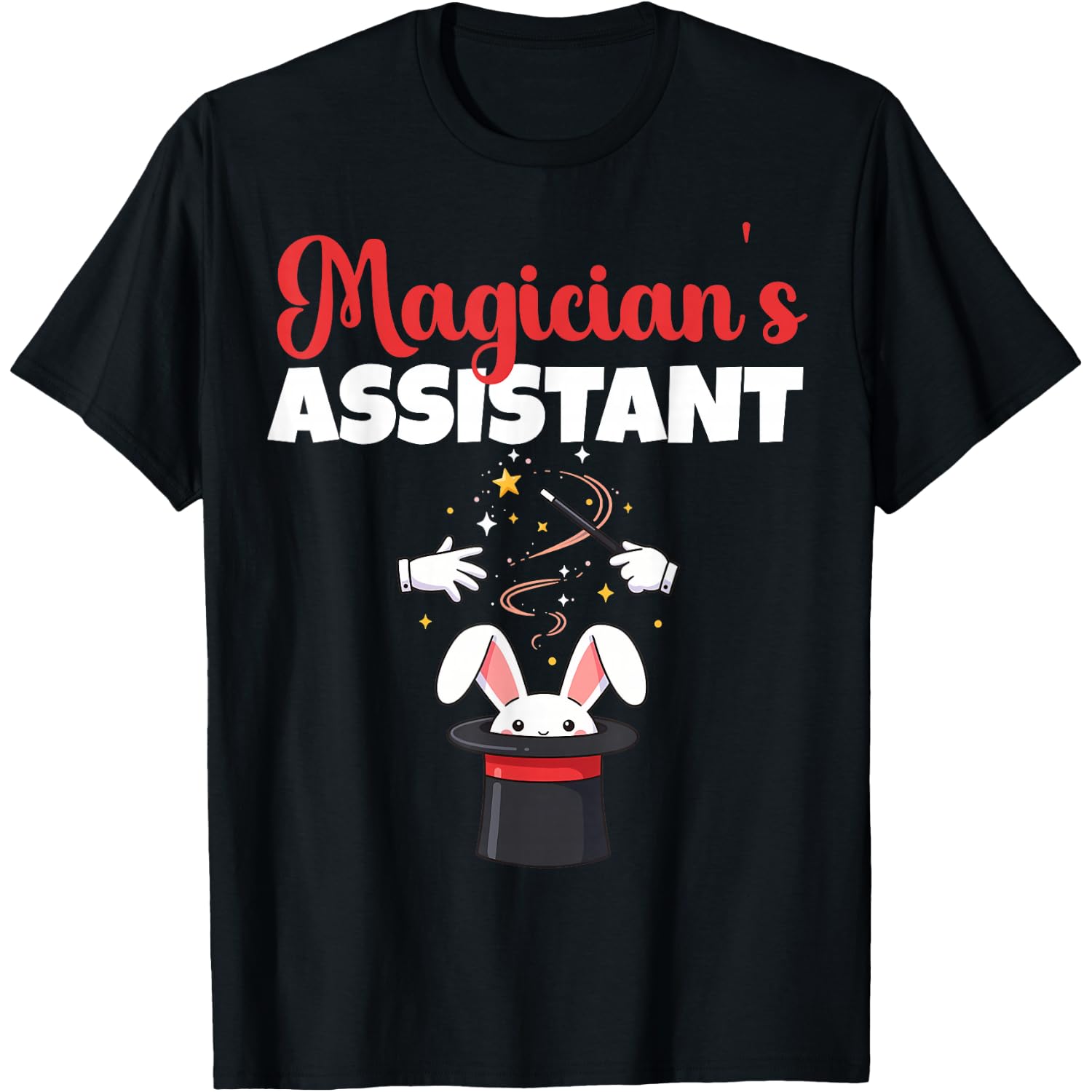 Cute Kawaii Magician's Assistant Rabbit Magic Trick Lovers T-Shirt