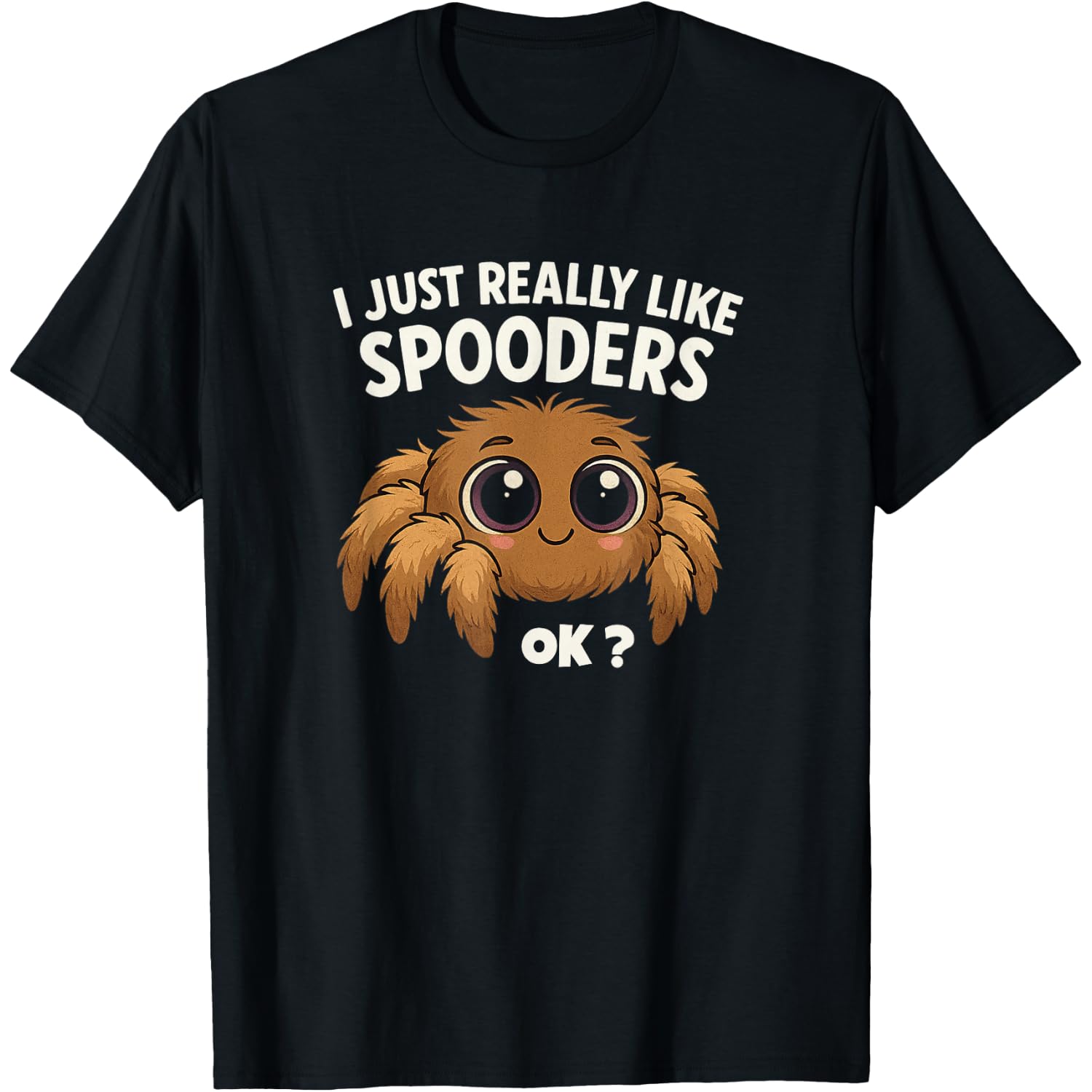 Cute Kawaii Spooder Jumping Spider Funny pet Spooder T-Shirt