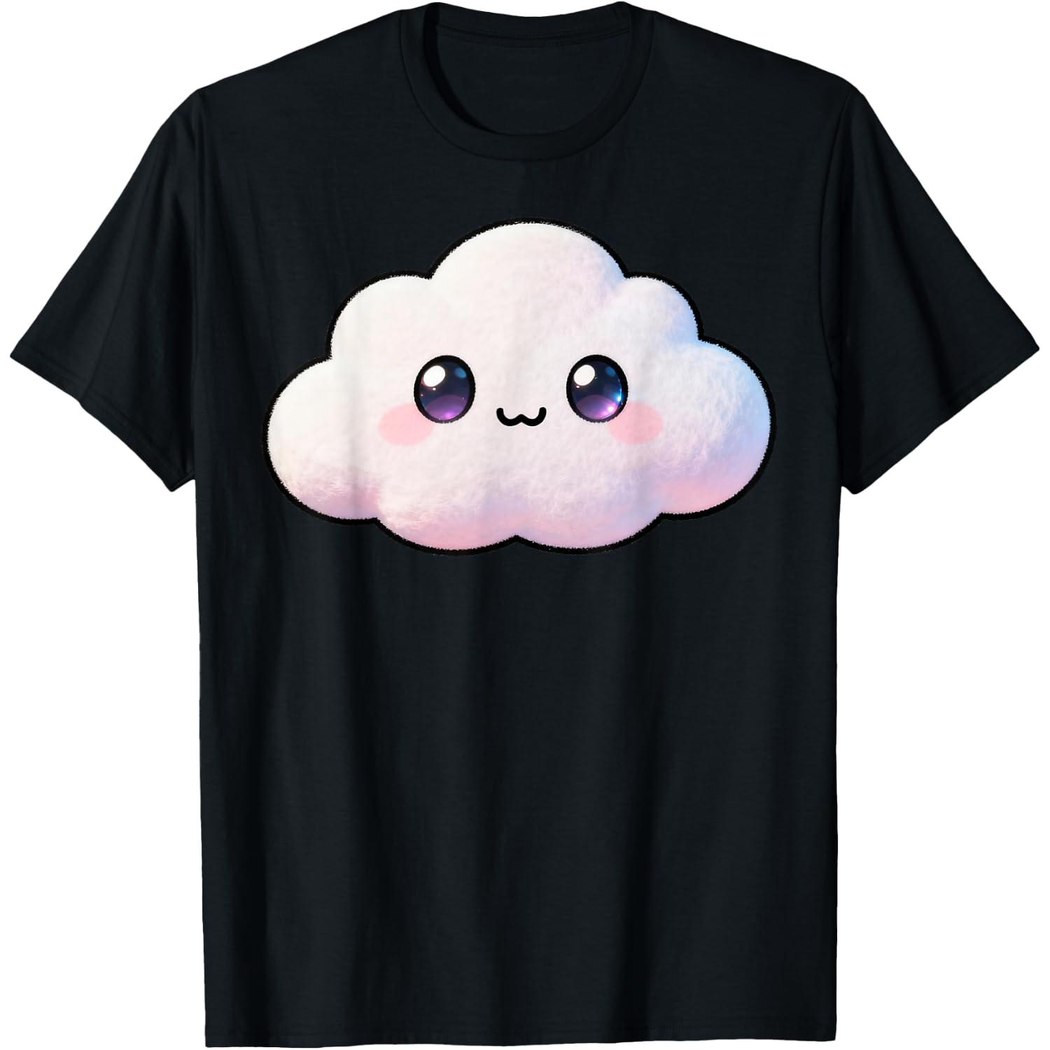 Cute Kawaii White Cloud Costume Pastel Aesthetic T-Shirt