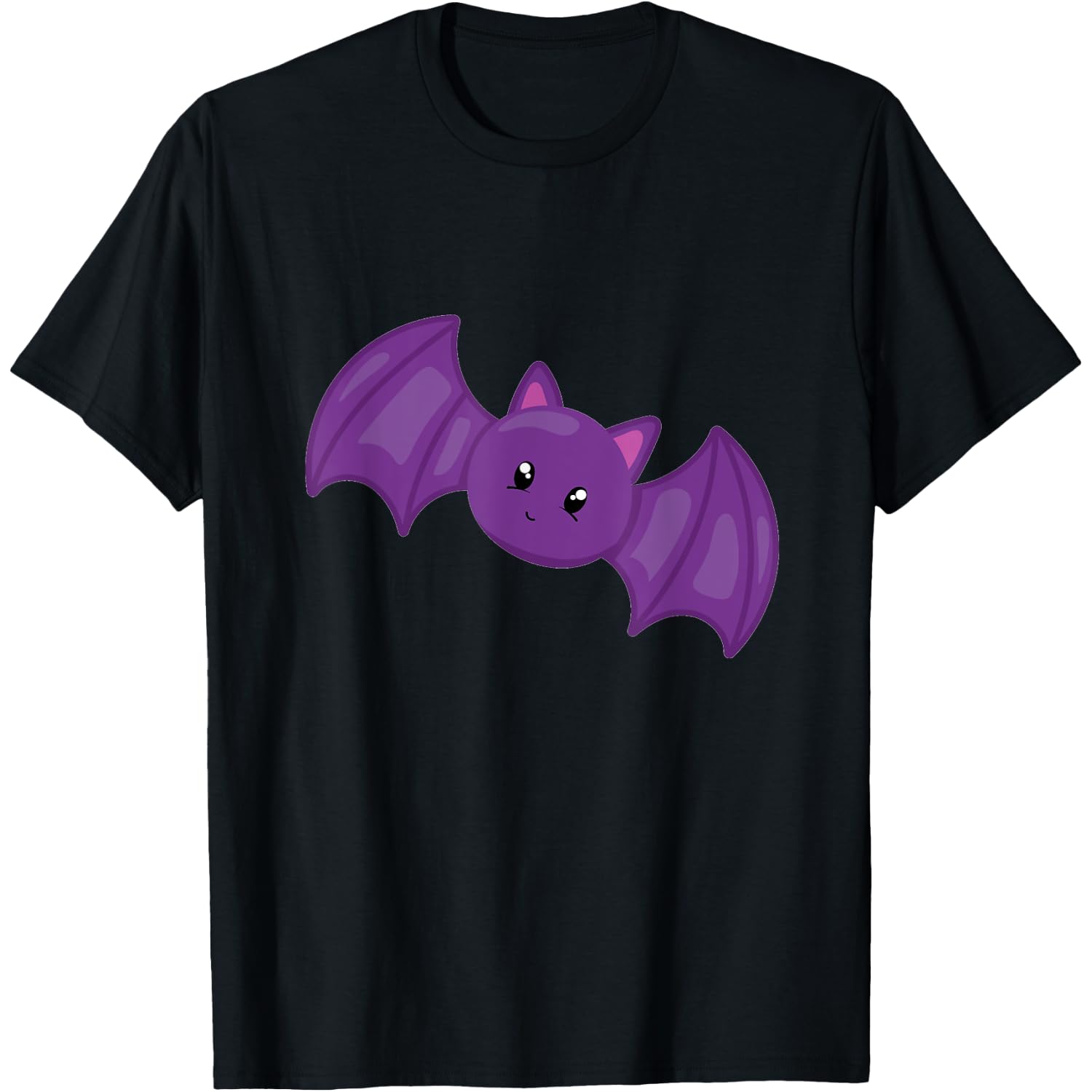 Cute Purple Halloween Bat T-Shirt