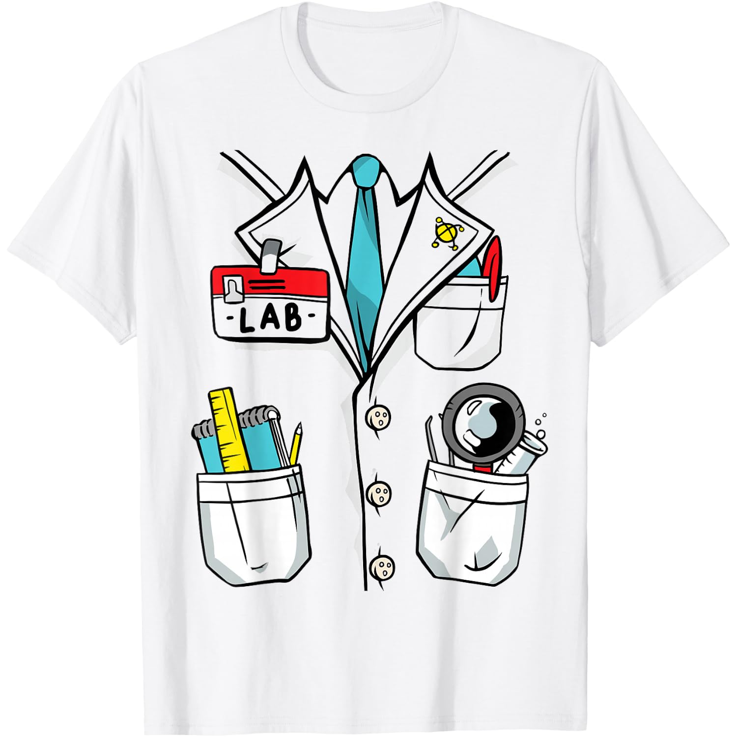 Cute Scientist Halloween Kids Costume Future Chemist Science T-Shirt