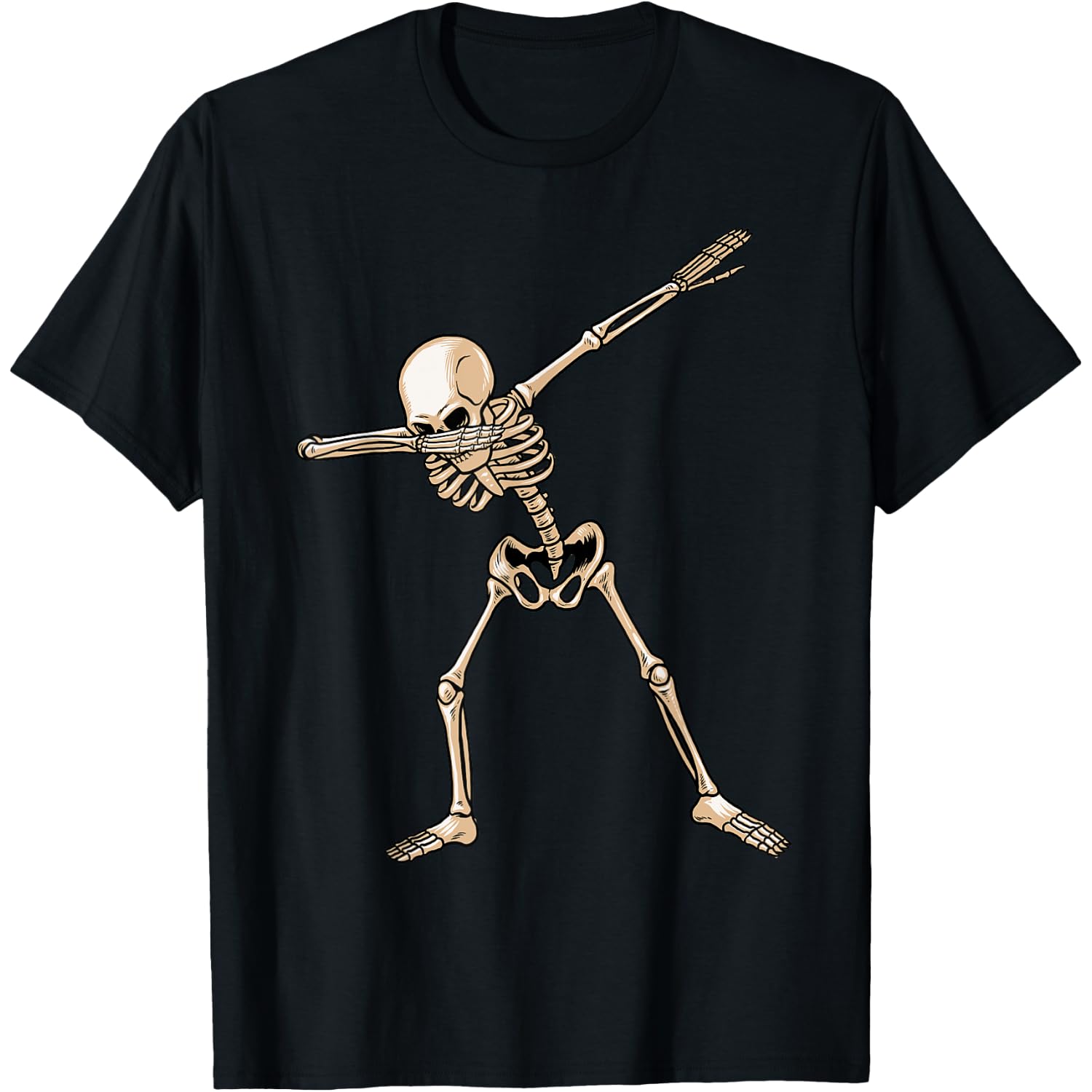 Dabbing Skeleton Halloween Boys Girls Kids Dab Gift BZR T-Shirt