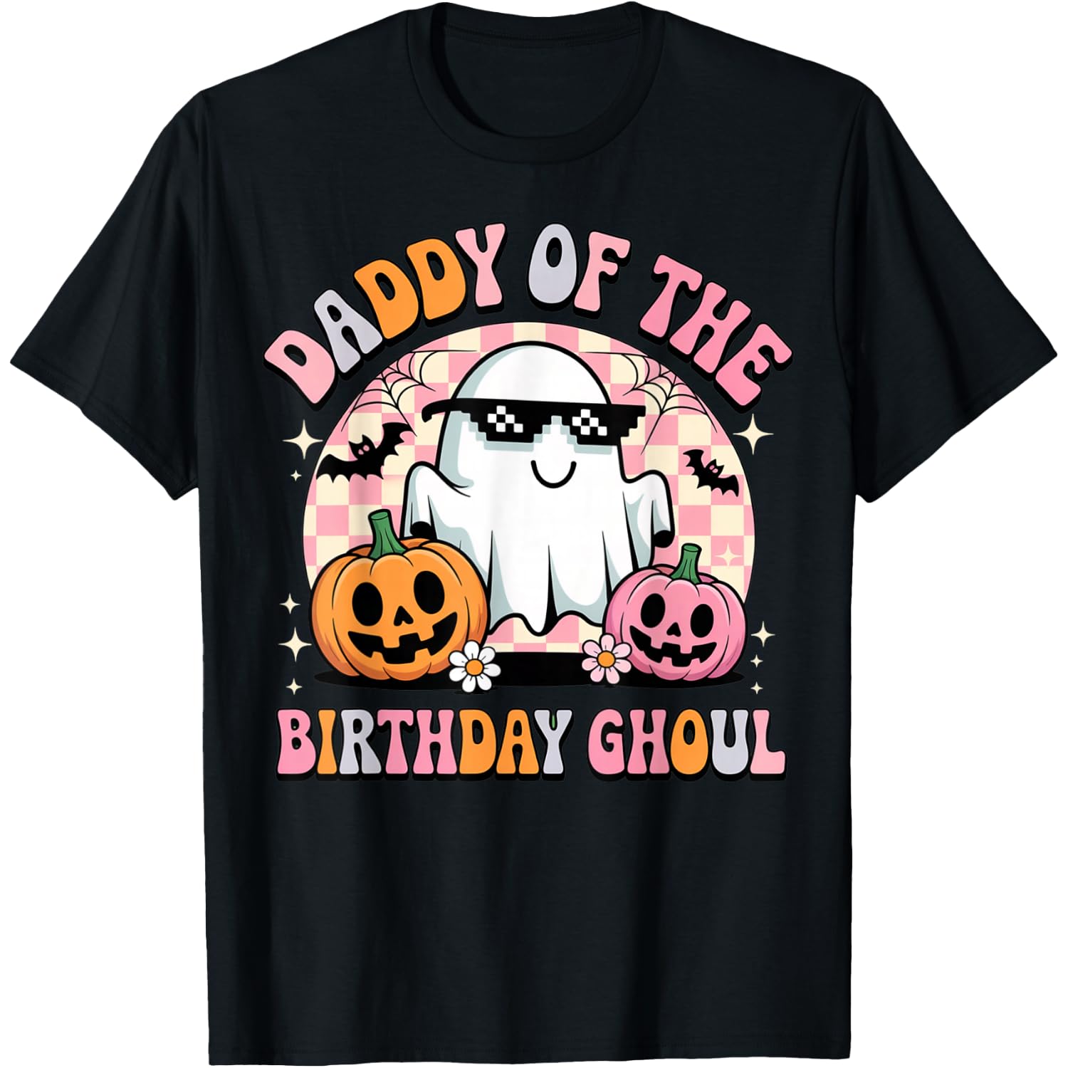 Daddy of The Birthday Ghoul Halloween Birthday Party Dad T-Shirt