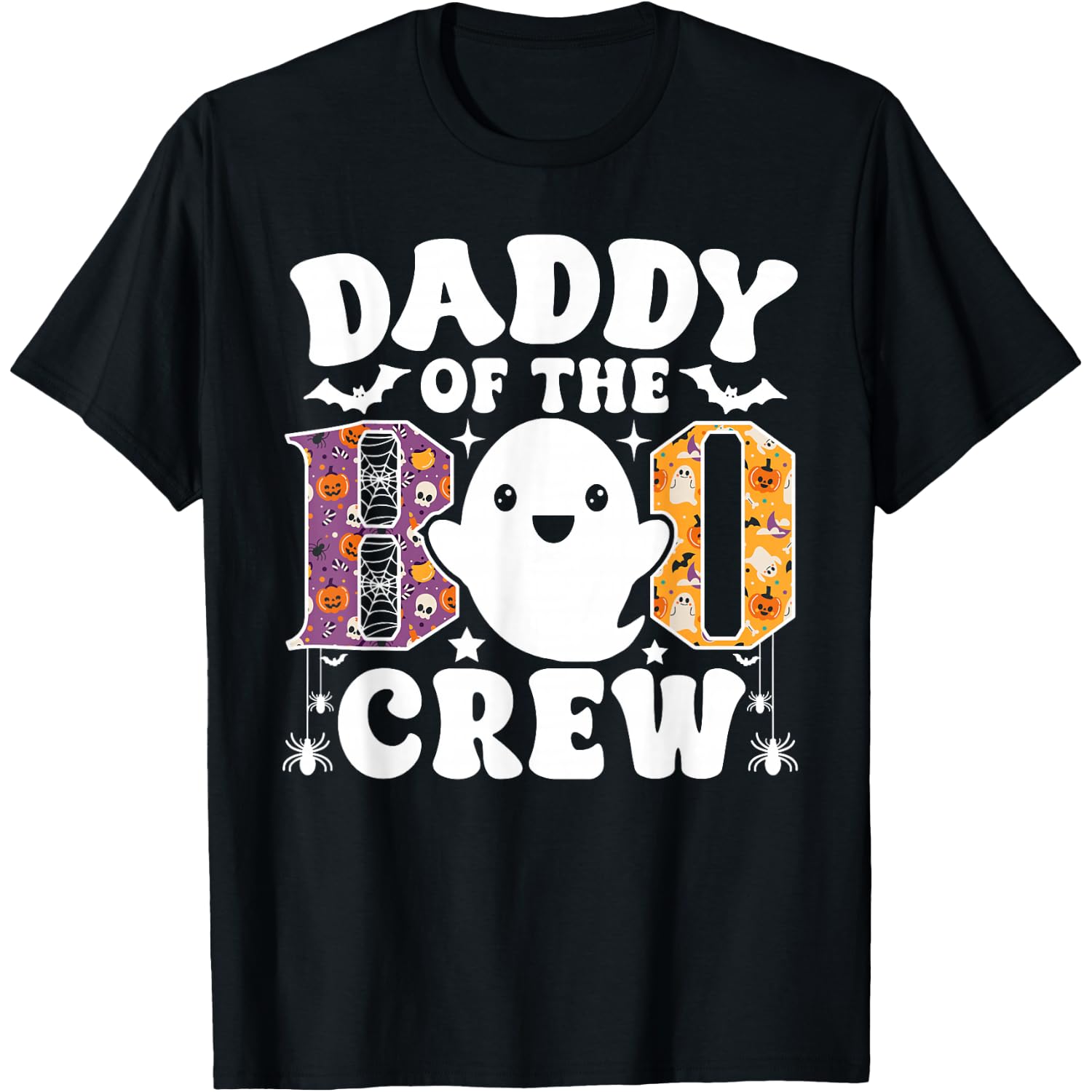 Daddy of The Boo Crew Funny Halloween Family Matching T-Shirt