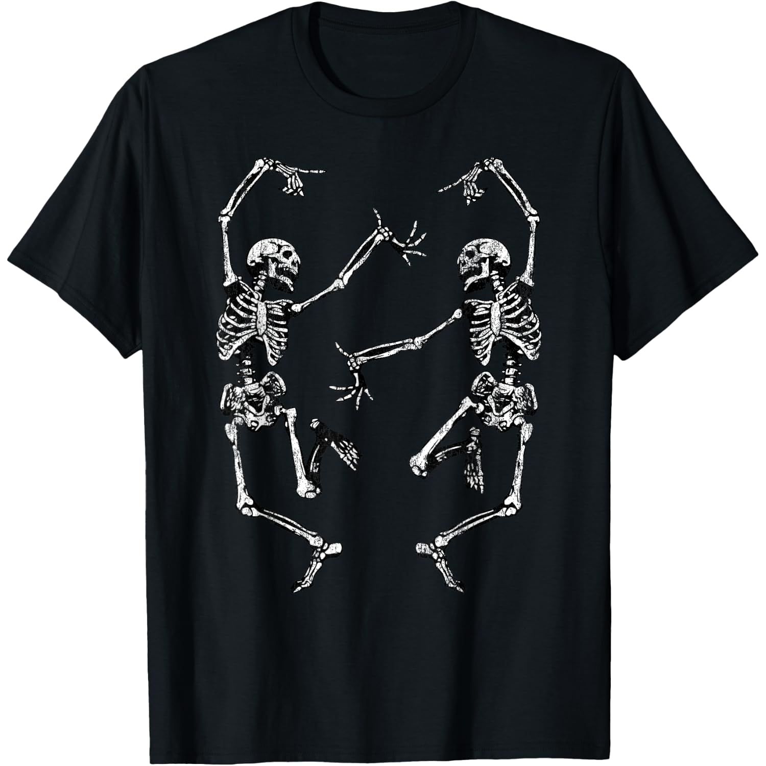 Dance of Death Macabre Skeleton Skull Halloween T-Shirt
