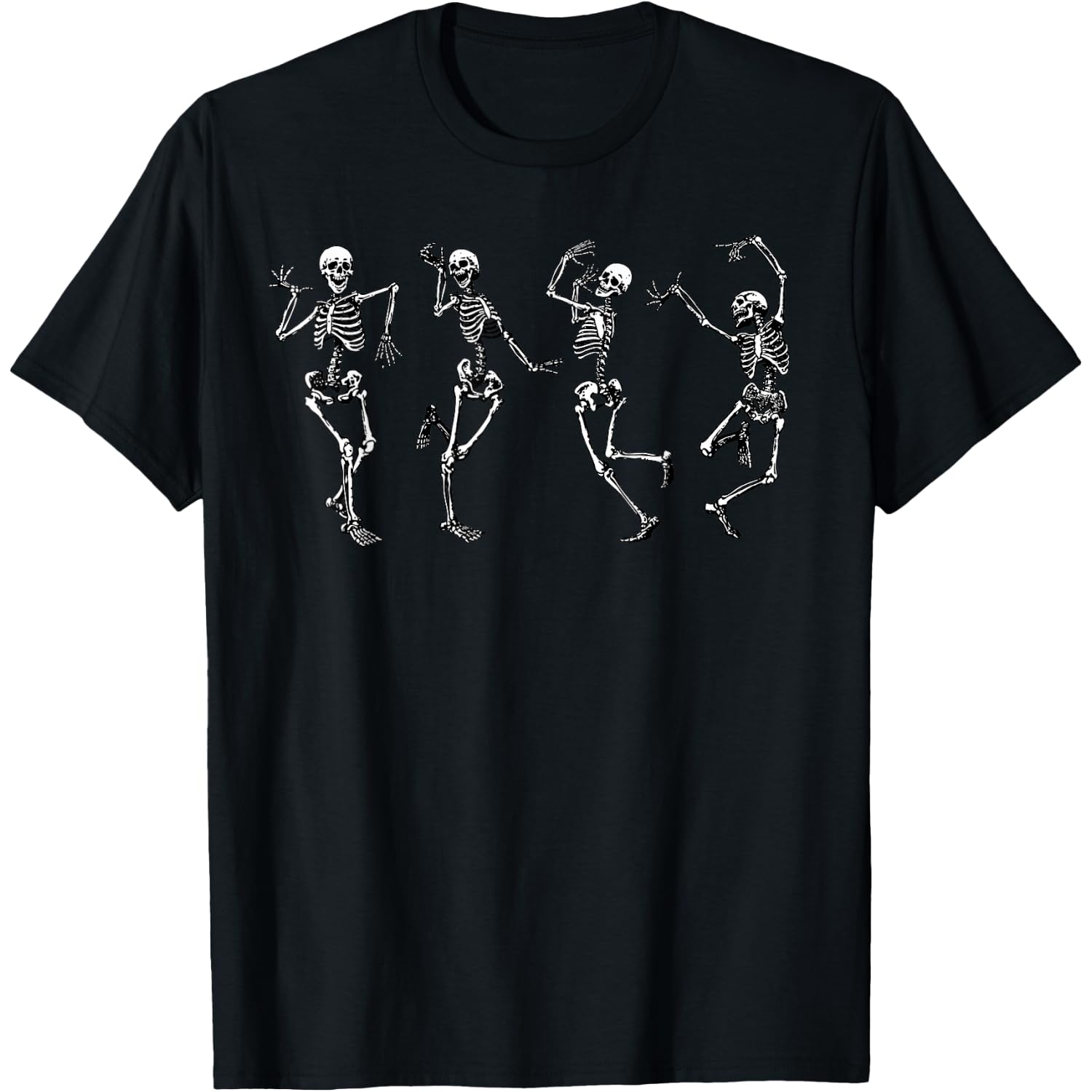 Dancing Skeletons Halloween Dance of Death Macabre Skeleton T-Shirt