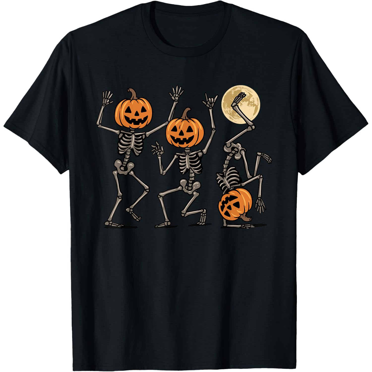 Dancing Skeletons Halloween Spooky Dance of The Dead Macabre T-Shirt