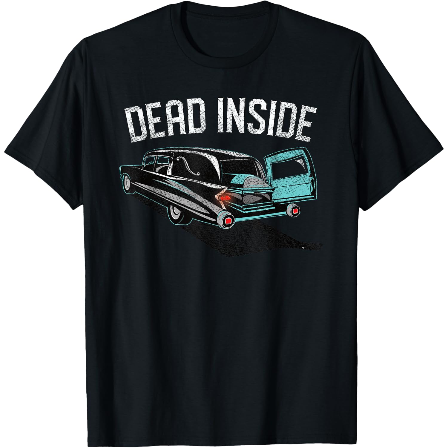 Dead Inside Casket Hearse T-Shirt