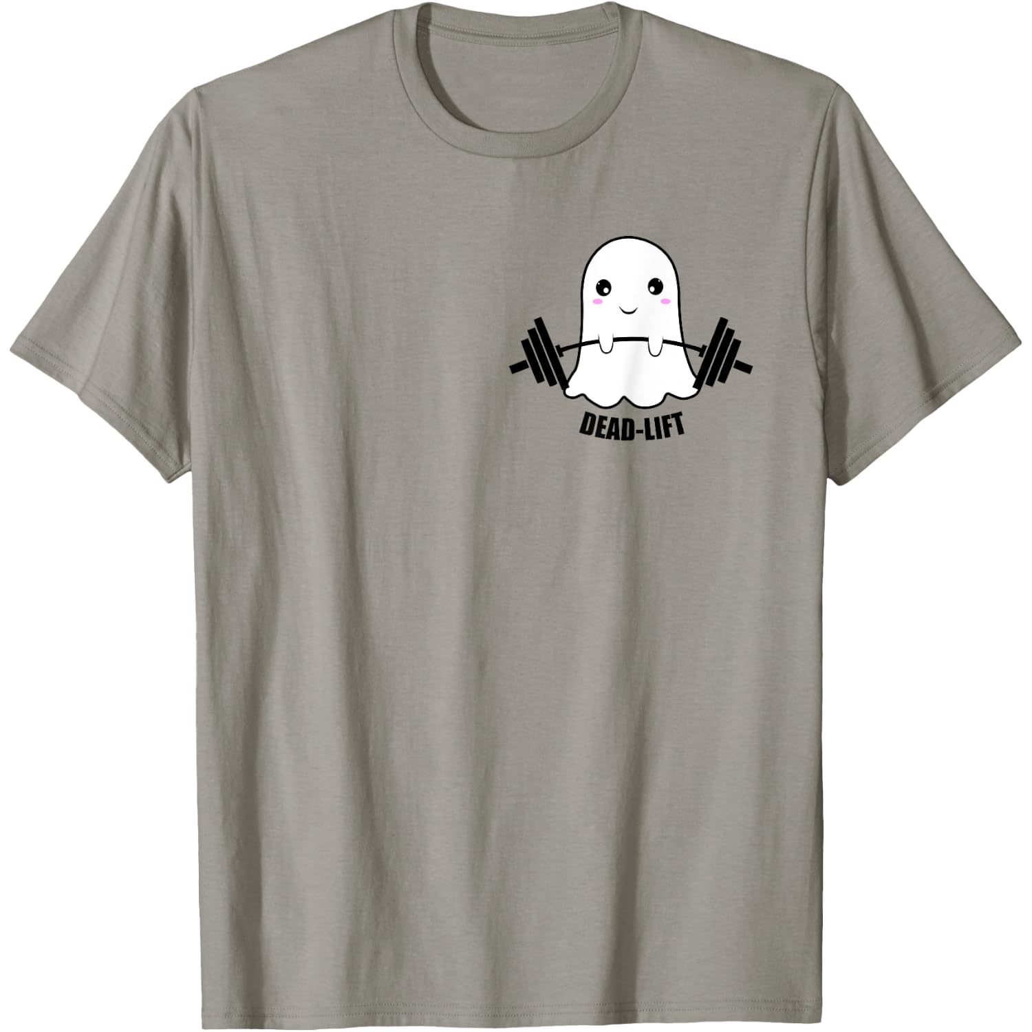 Dead Lift Ghost Halloween, Funny Ghost Gym Fitness Workout T-Shirt