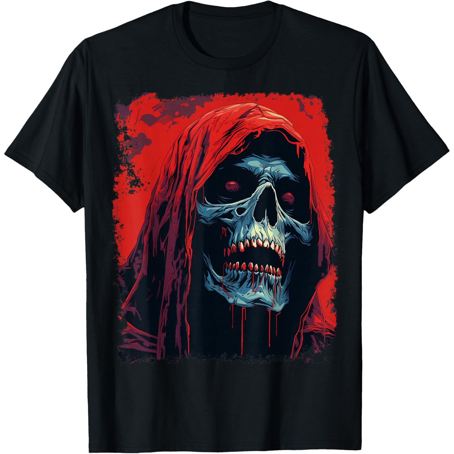 Death Grim Reaper Red T-Shirt