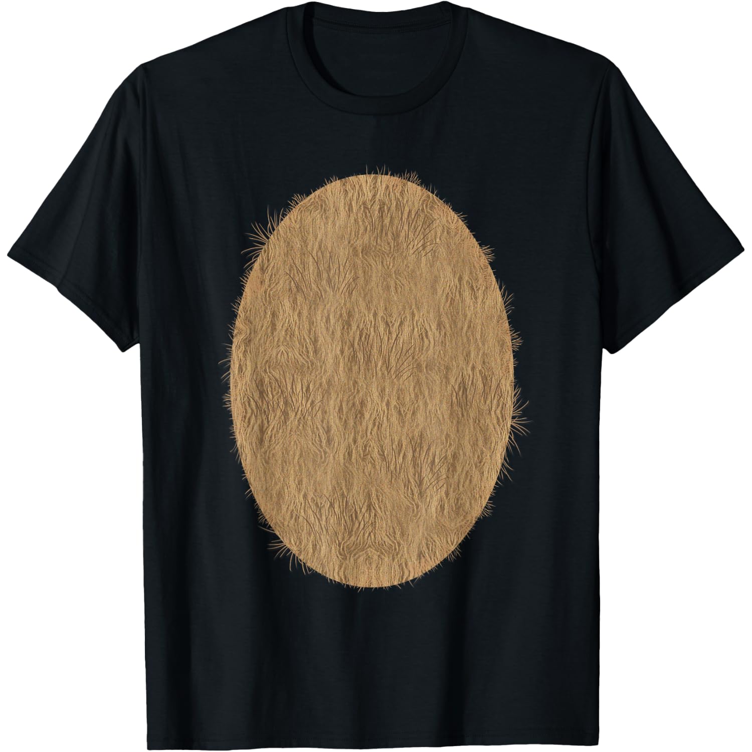 Deer Bear Fuzzy Hairy Belly Costume T-Shirt
