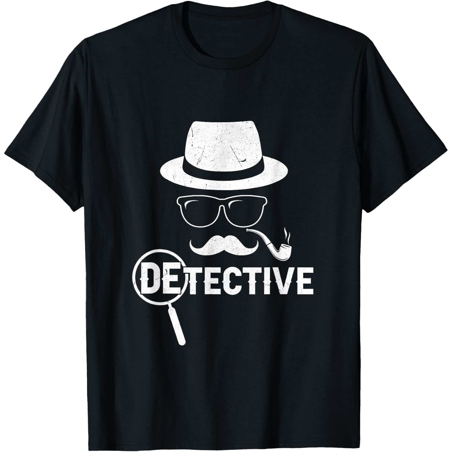 Detective Costume Halloween Wear For Men Women Kids T-Shirt