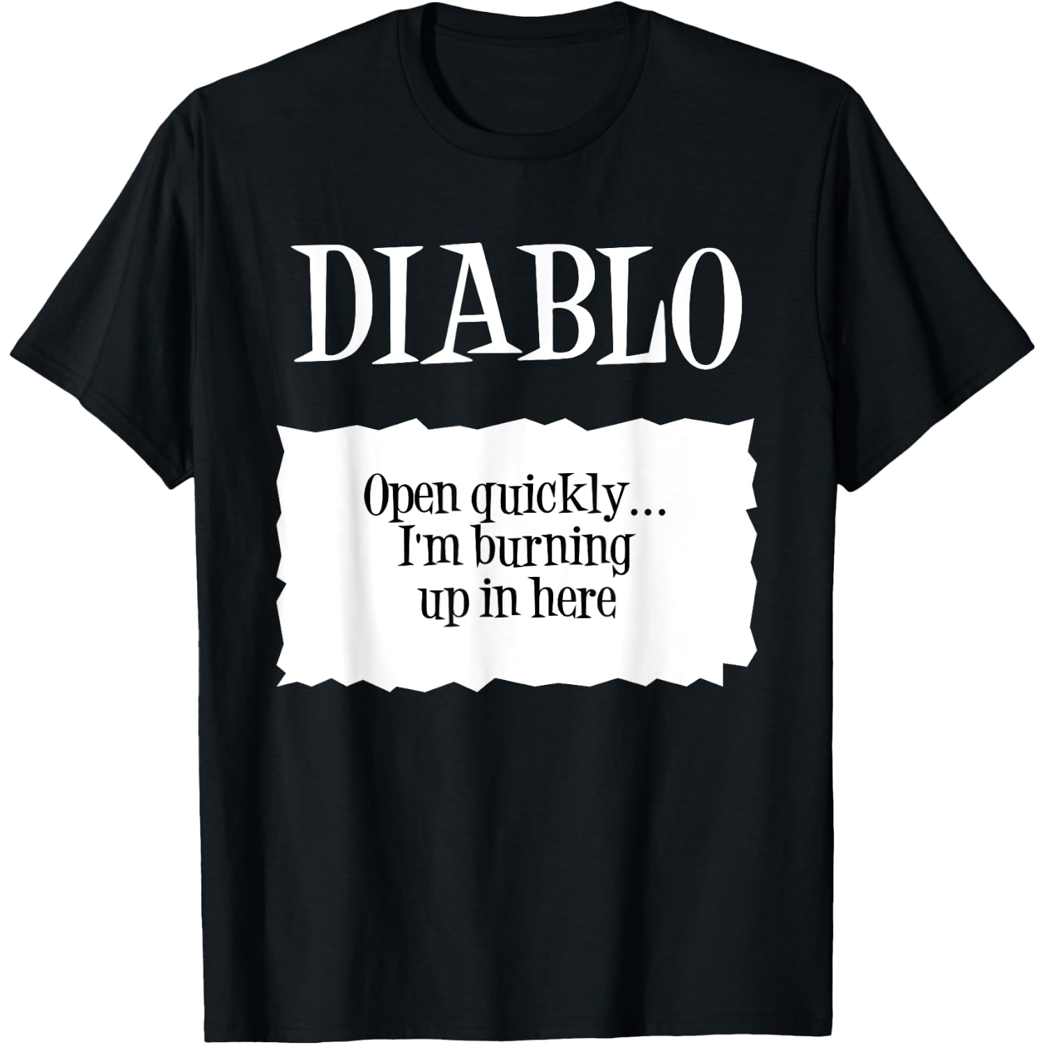 Diablo Taco Sauce Packet Costume T-Shirt