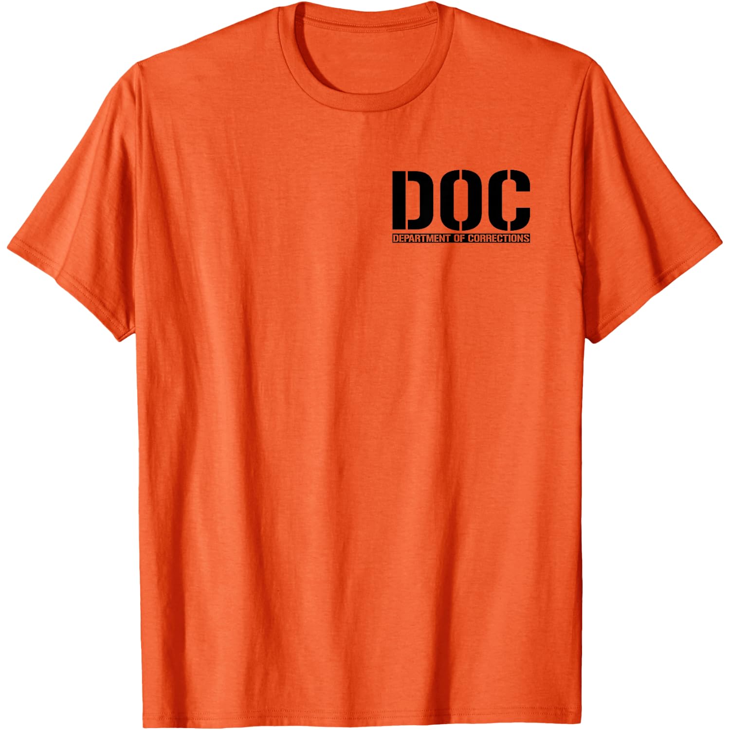 DOC Department of Corrections Inmate Officer Costume TEE T-Shirt