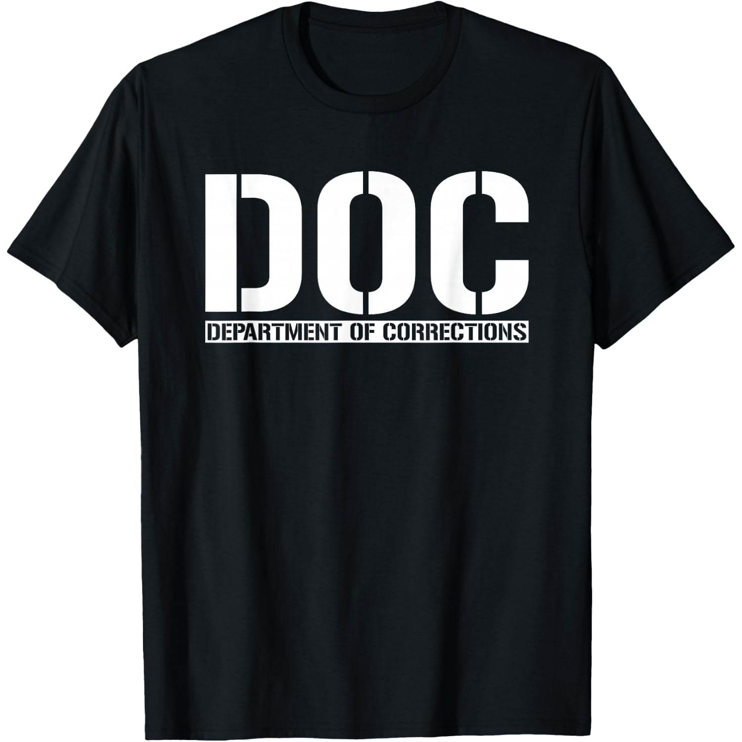 DOC Department of Corrections Inmate Officer Costume TEE T-Shirt