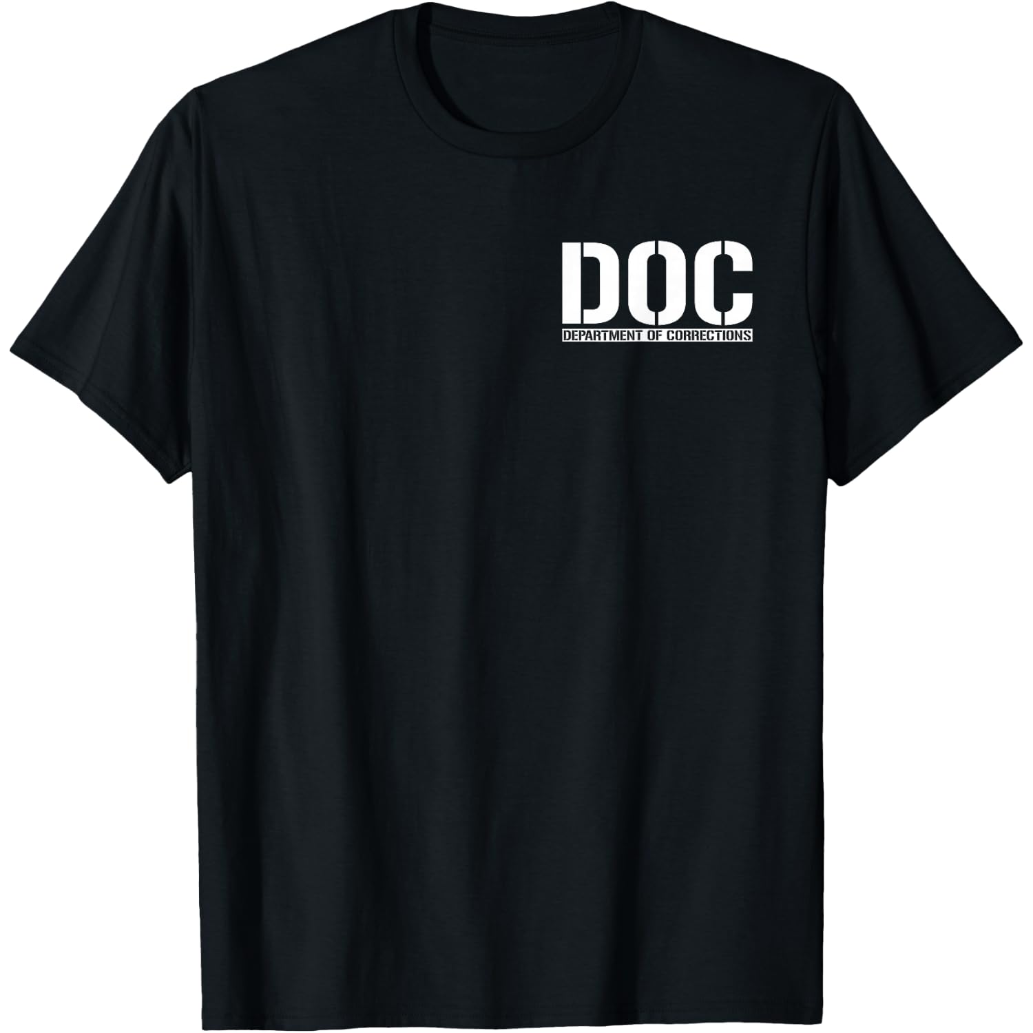 DOC Department of Corrections Inmate Officer Costume TEE T-Shirt